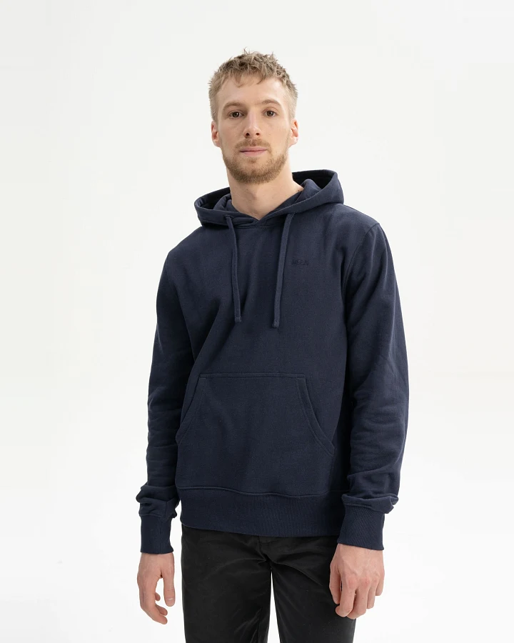 MELA Herren vegan Kapuzenpulli Tican Marineblau
