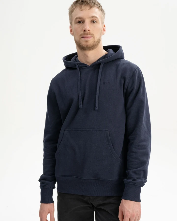 MELA Herren vegan Kapuzenpulli Tican Marineblau