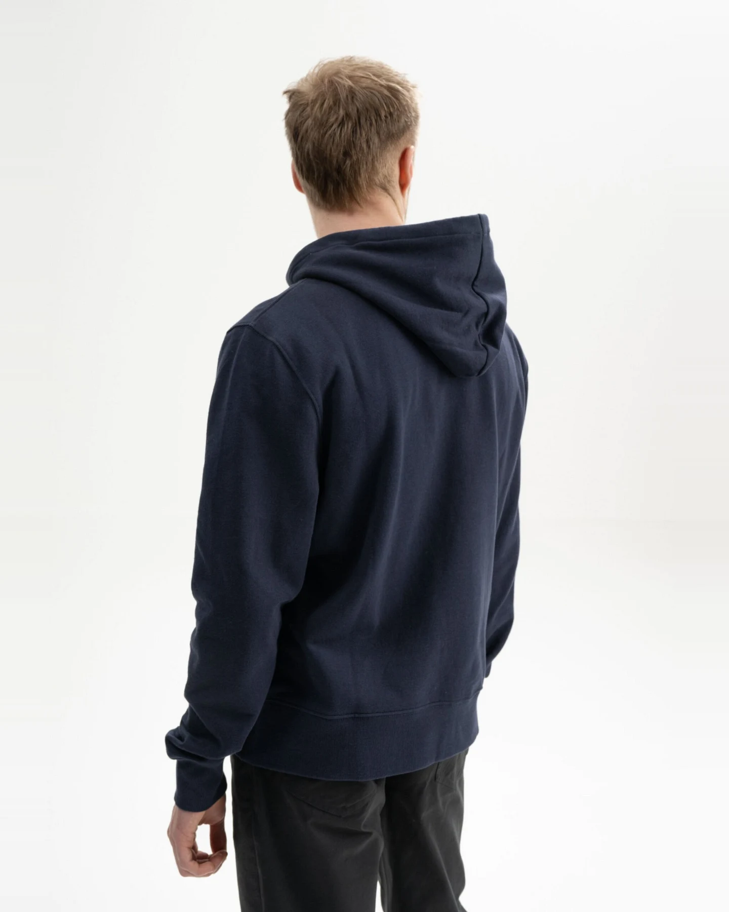MELA Herren vegan Kapuzenpulli Tican Marineblau – Ansicht 2