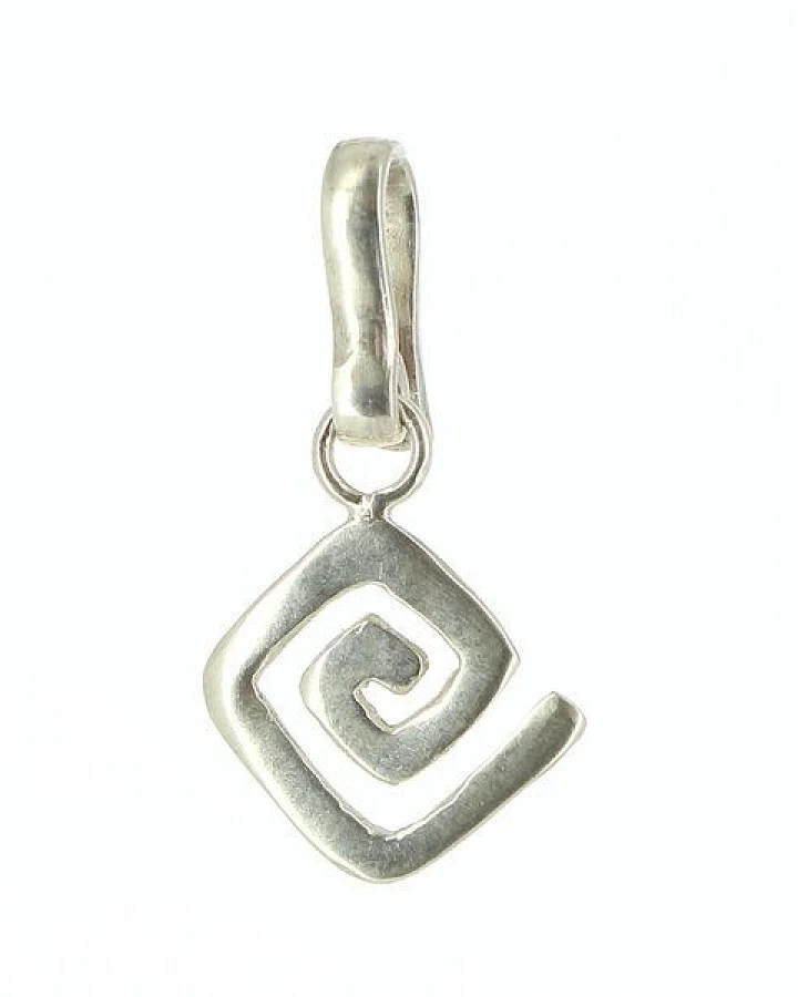 Mitienda Shop Anhänger aus 950er Silber