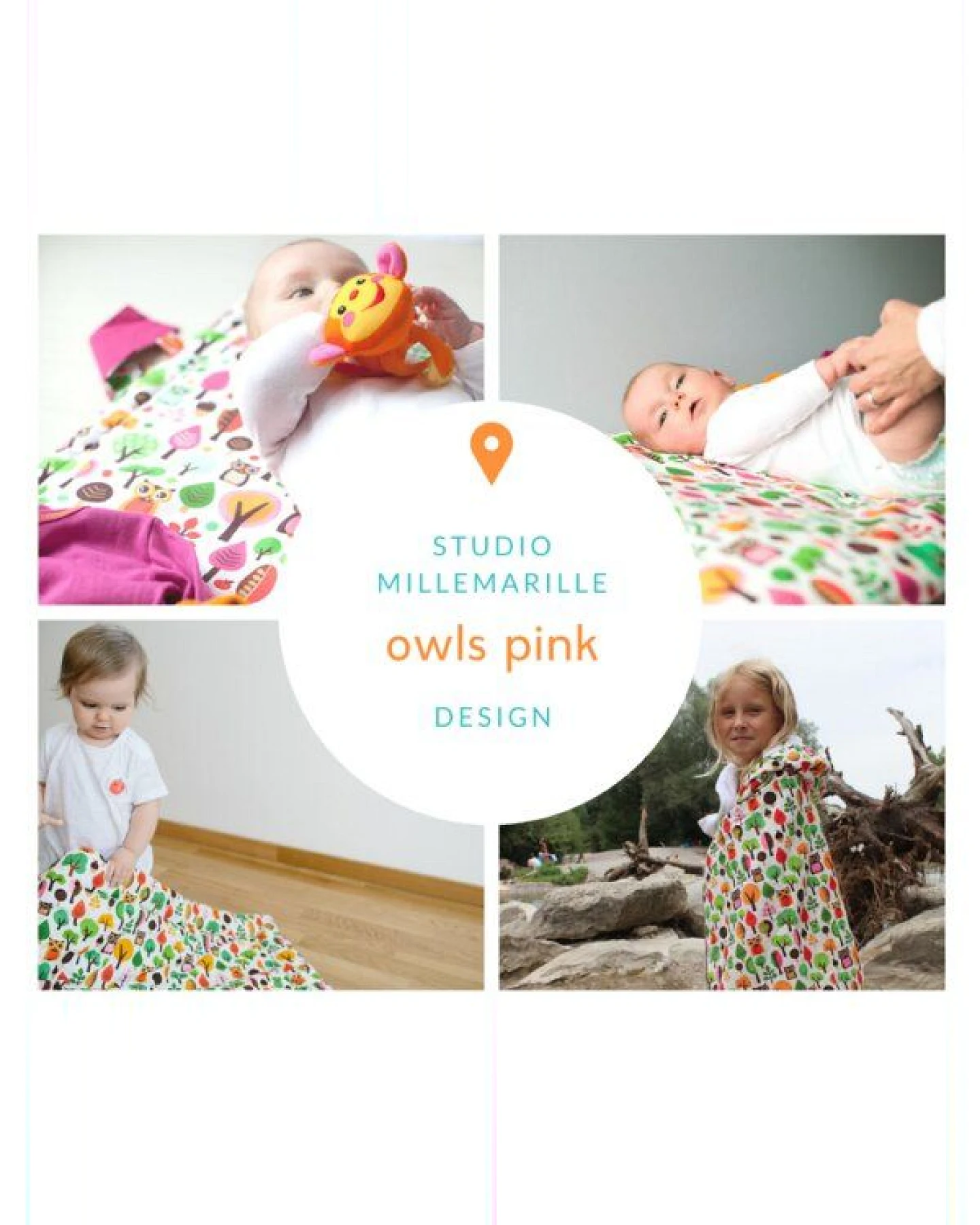 Millemarille Praktisches & seidenweiches Spucktuch I antibakteriell I Bambussfrottee I VIELE DESIGNS! – Ansicht 3
