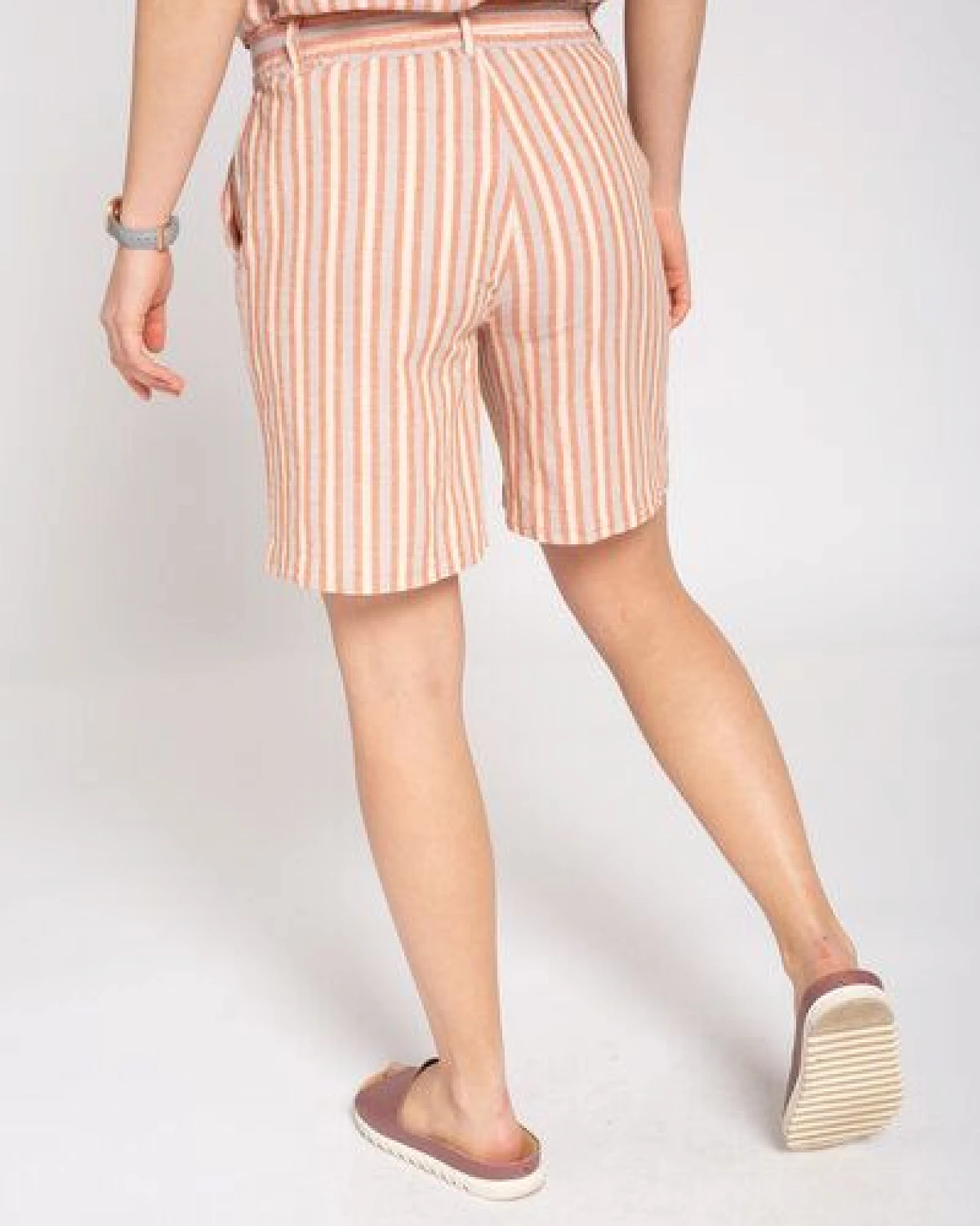 recolution Leinen Shorts #STRIPES – Ansicht 2