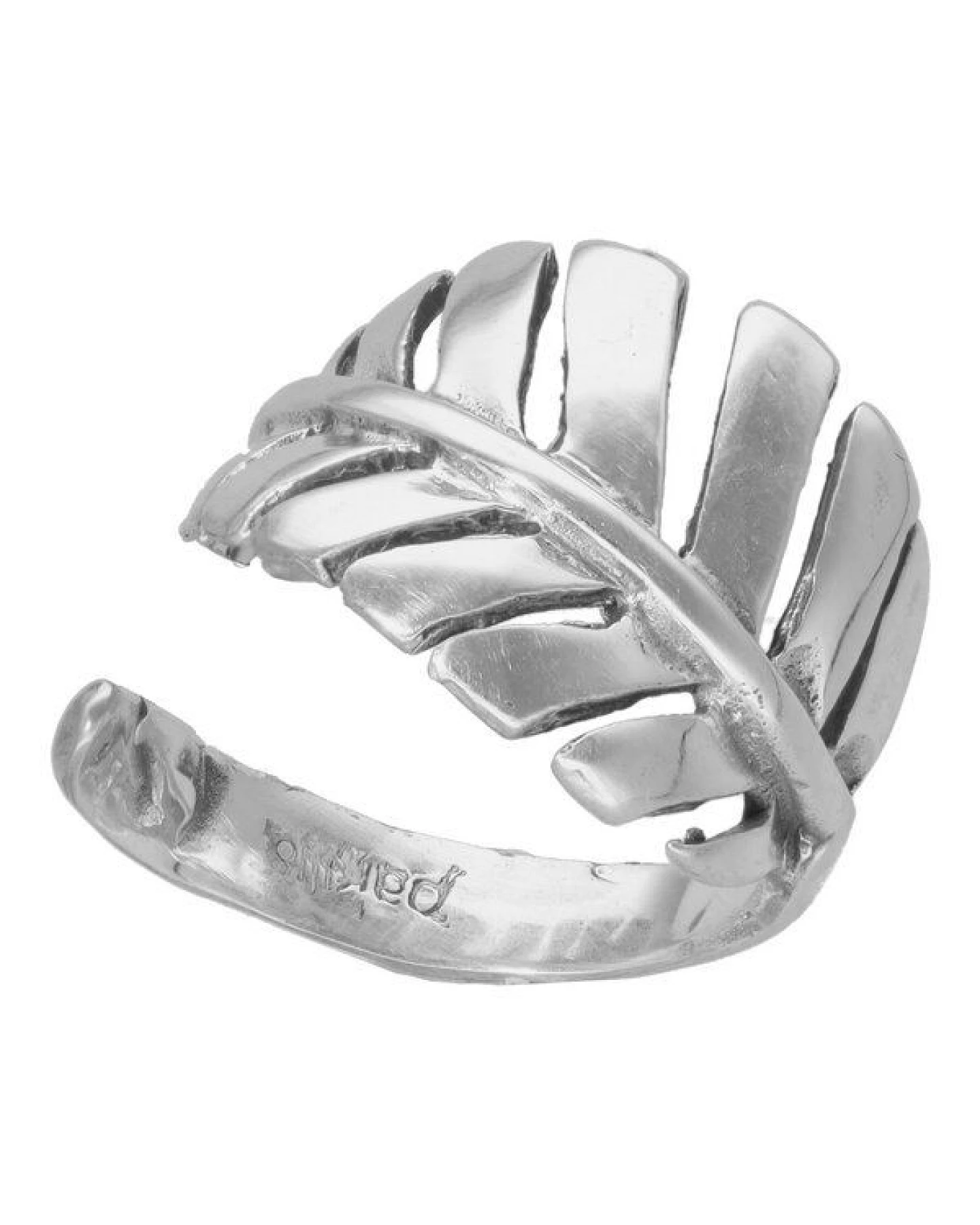 pakilia Silber Ring Farn Fair-Trade und handmade – Ansicht 2