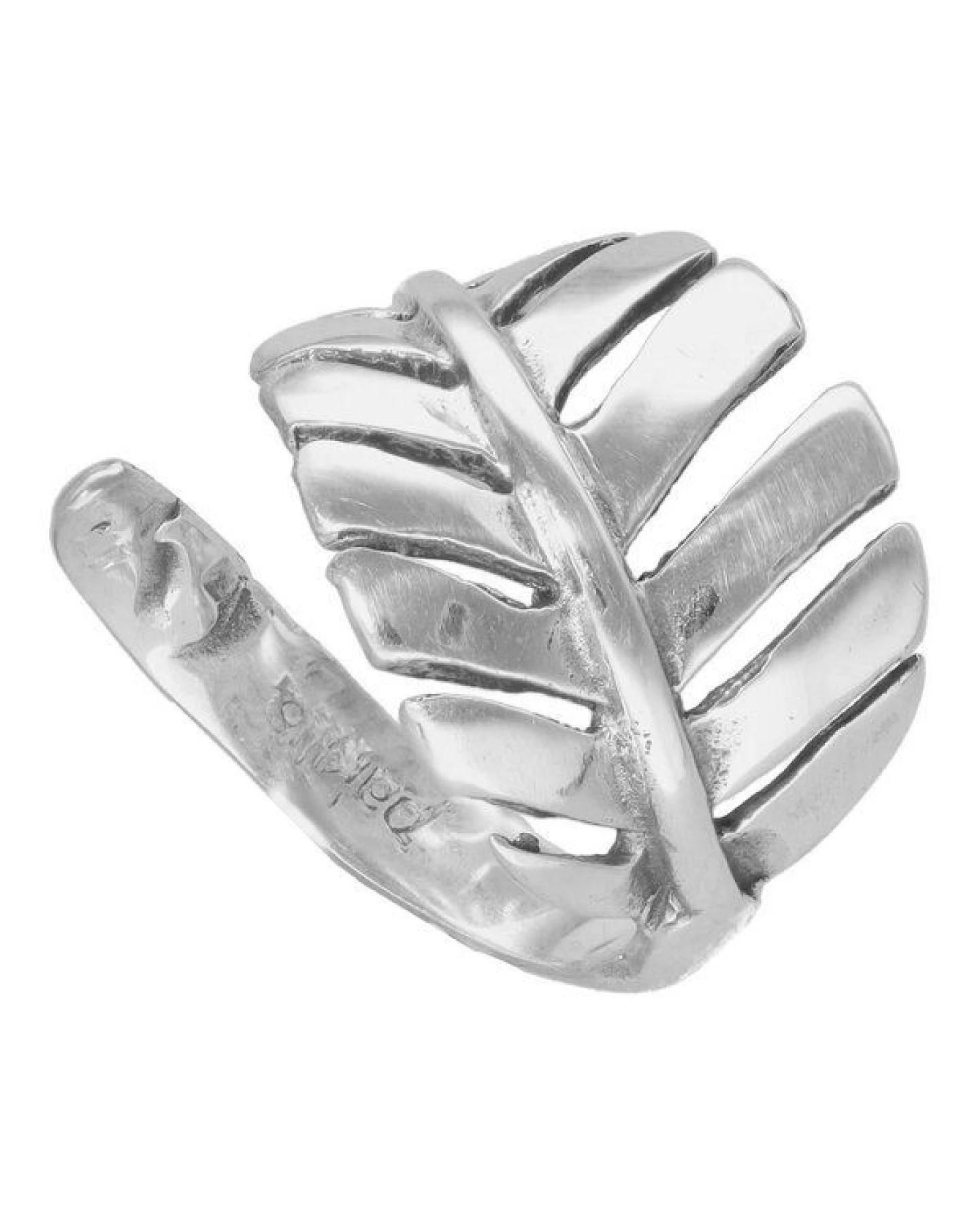 pakilia Silber Ring Farn Fair-Trade und handmade – Ansicht 3