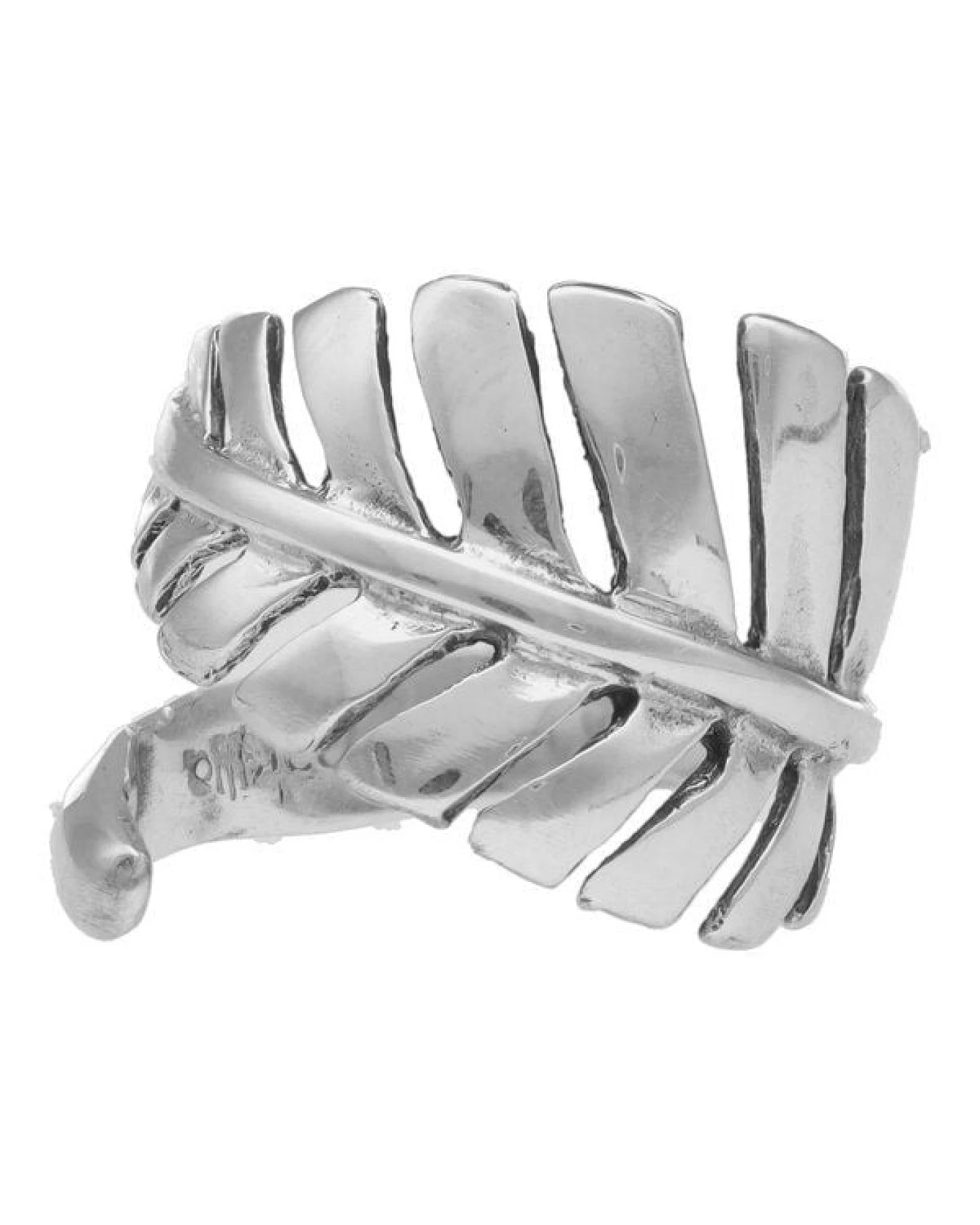 pakilia Silber Ring Farn Fair-Trade und handmade – Ansicht 4