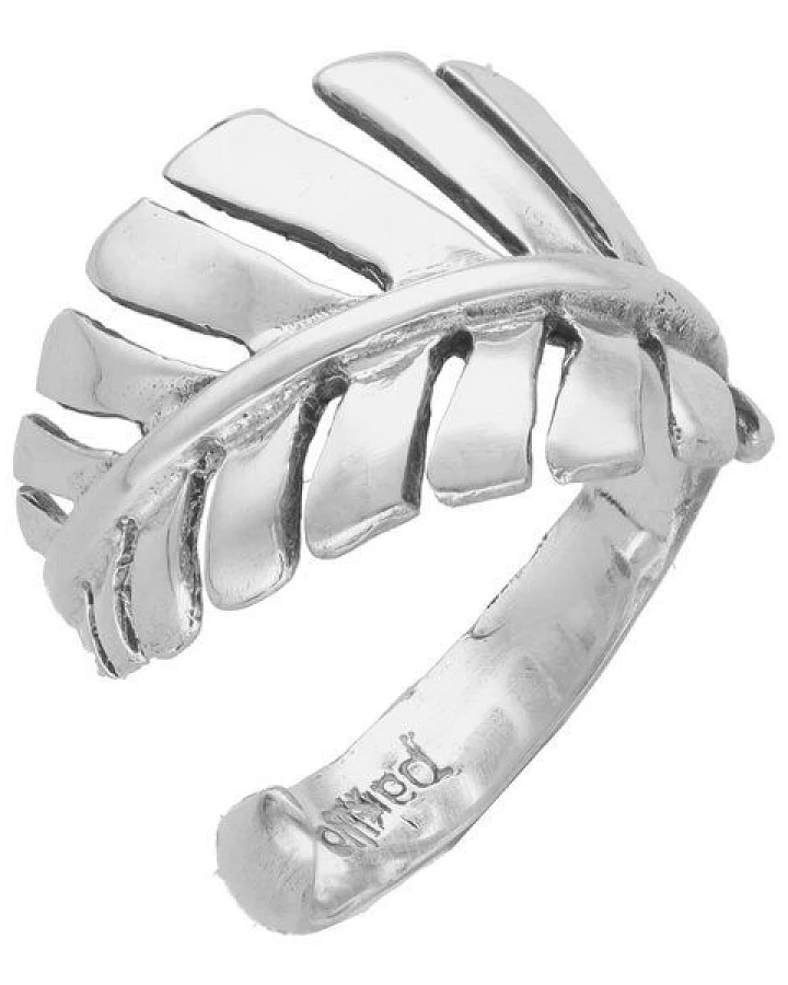 pakilia Silber Ring Farn Fair-Trade und handmade
