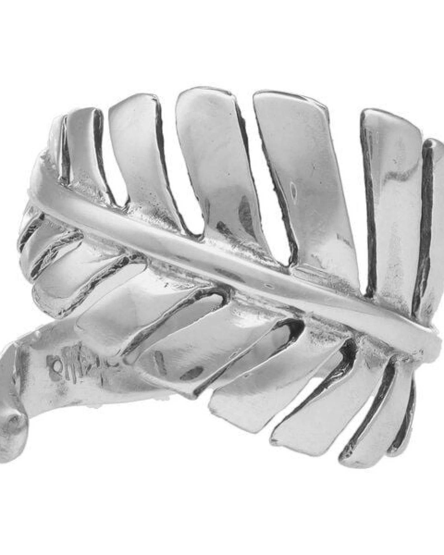 pakilia Silber Ring Farn Fair-Trade und handmade – Ansicht 4