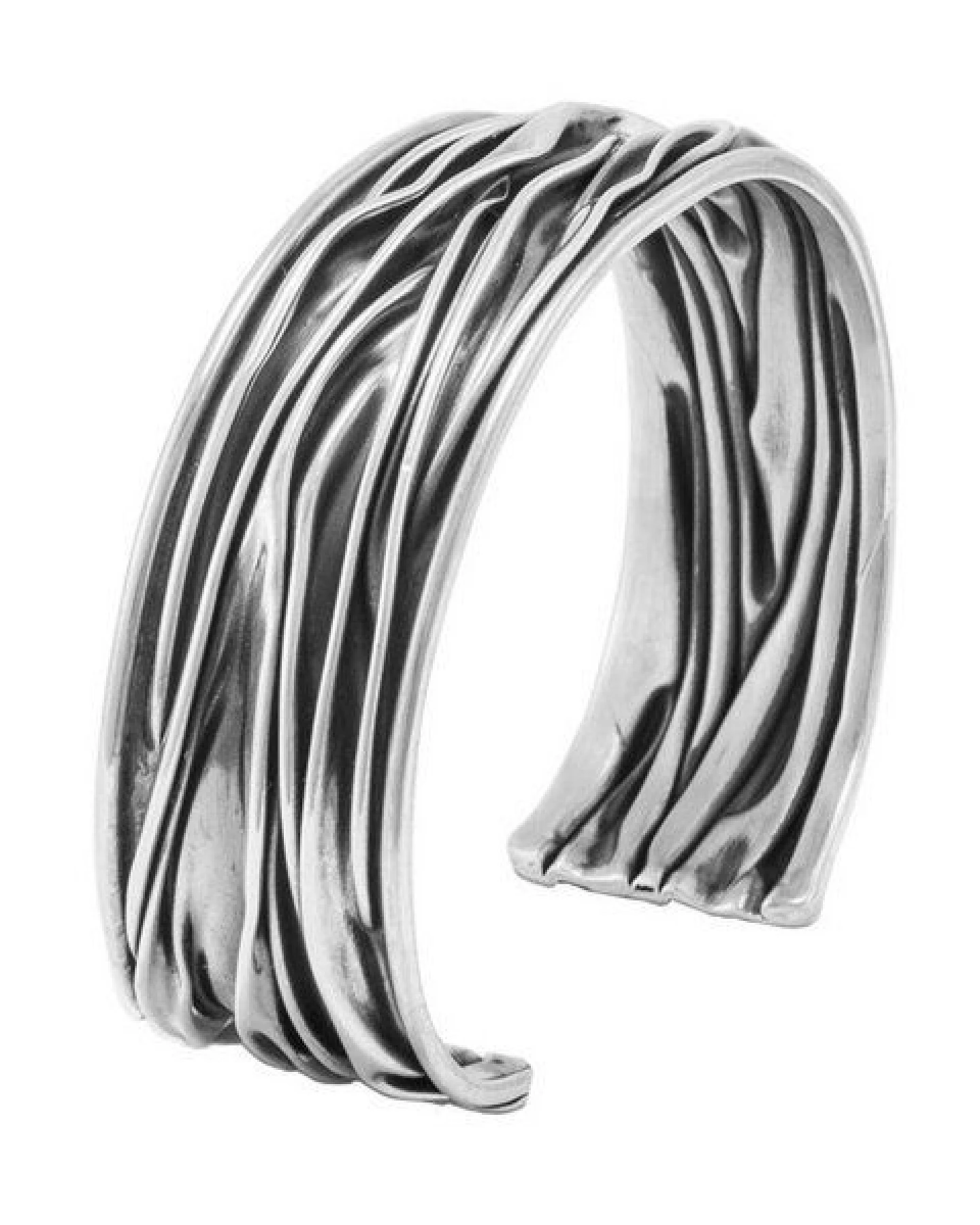 pakilia Silber Armband Wellen Fair-Trade und handmade – Ansicht 3