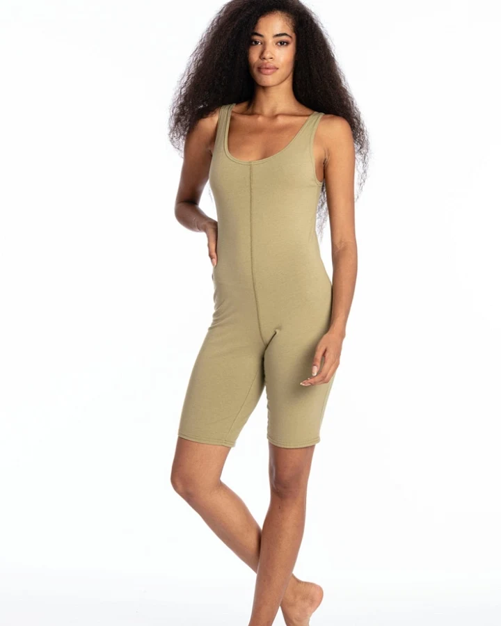 RAVENS VIEW IBIZA Damen vegan Playsuit Banyan Dark Aloe