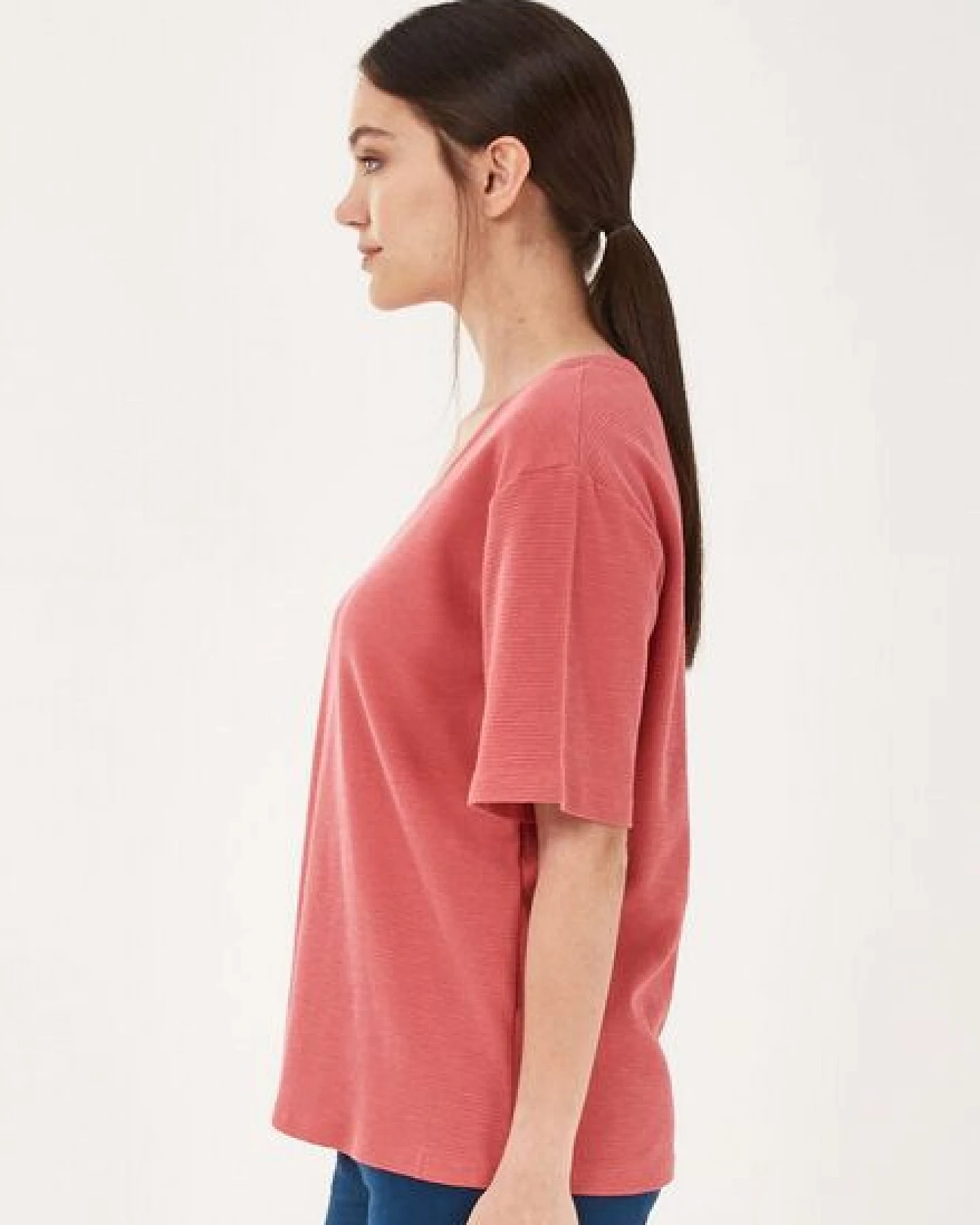 ORGANICATION T-Shirt aus Bio-Baumwolle mit halblangen Ärmeln – Ansicht 3