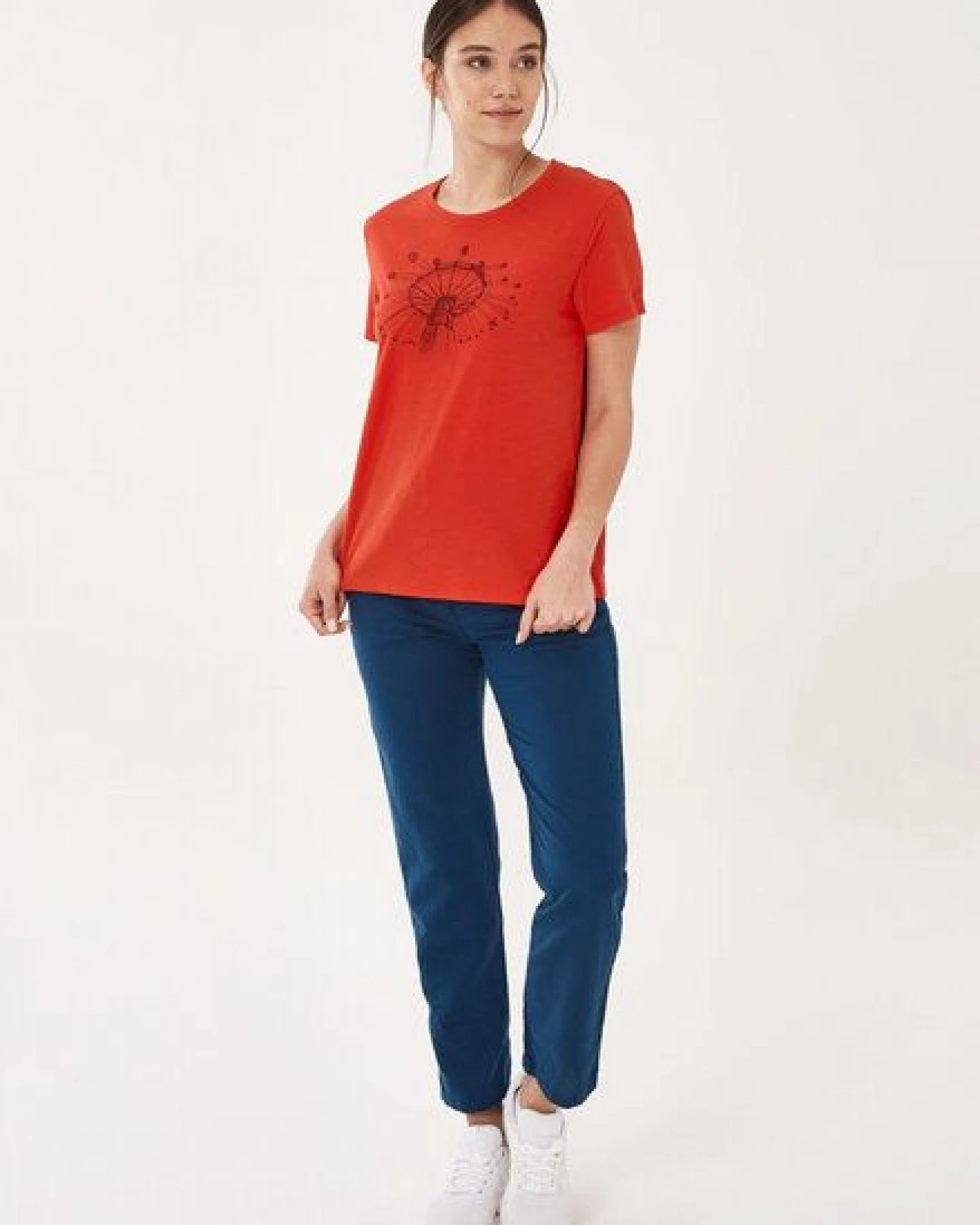 ORGANICATION T-Shirt aus Bio-Baumwolle mit Print – Ansicht 2