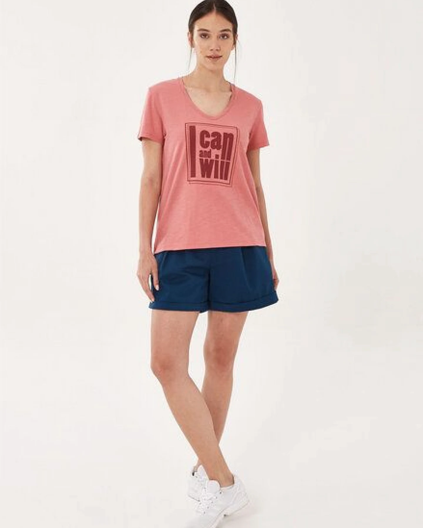 ORGANICATION T-Shirt aus Bio-Baumwolle mit Print – Ansicht 2
