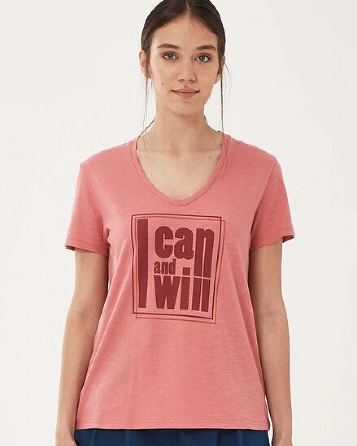 ORGANICATION T-Shirt aus Bio-Baumwolle mit Print