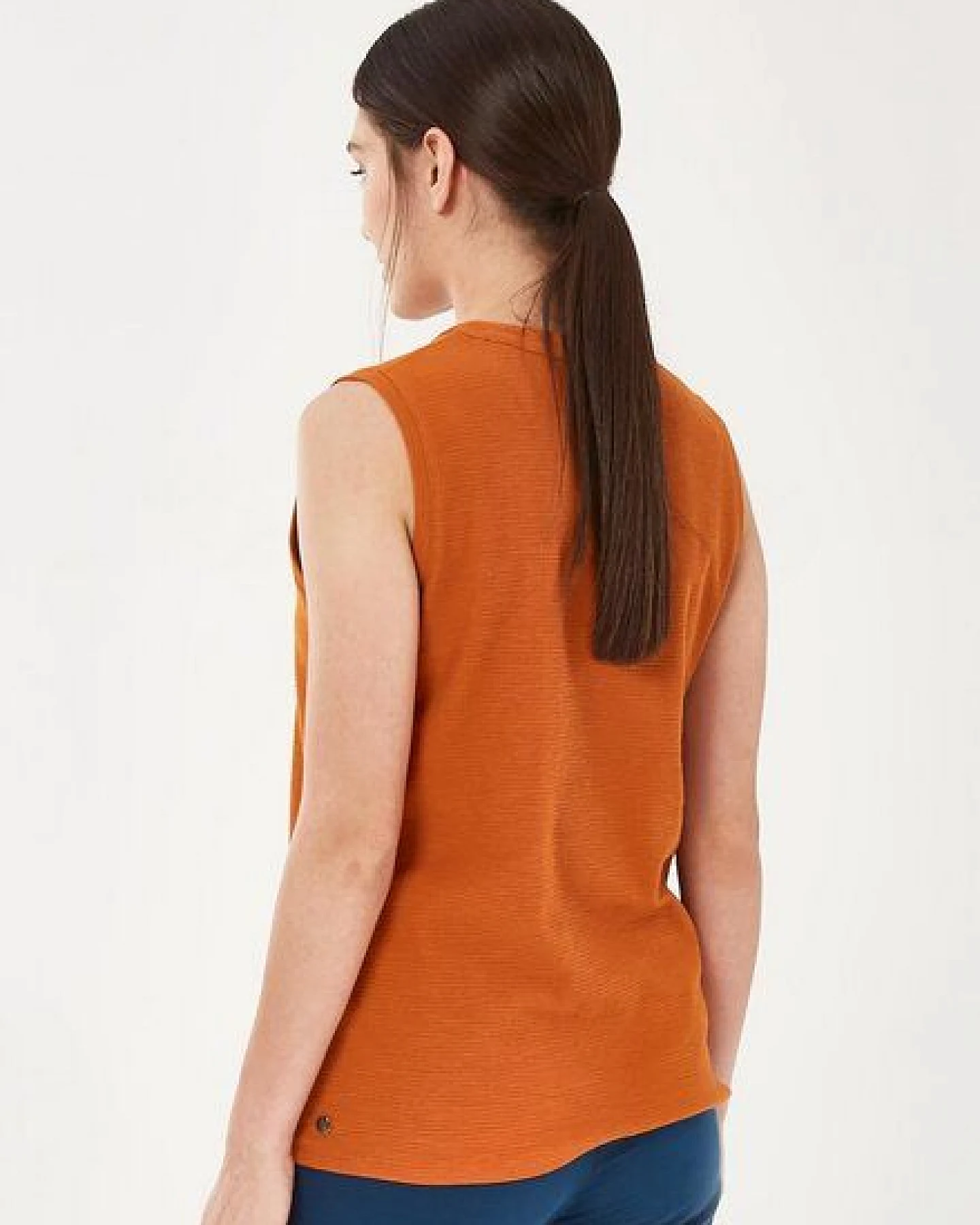 ORGANICATION Top aus Bio-Baumwolle in Jacquard Jersey – Ansicht 4