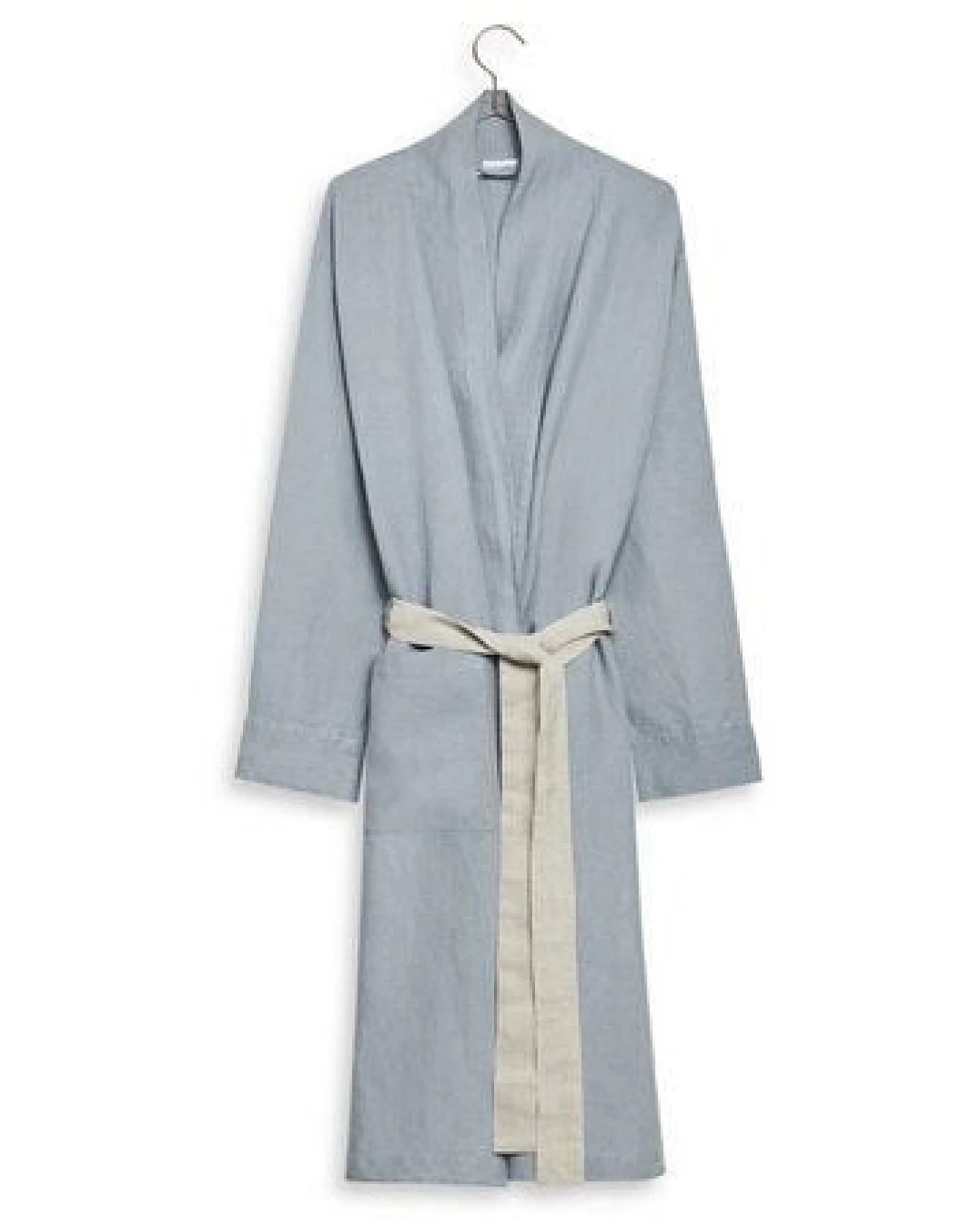 Yumeko Kimono Bademantel Gewaschenes Leinen – Ansicht 3