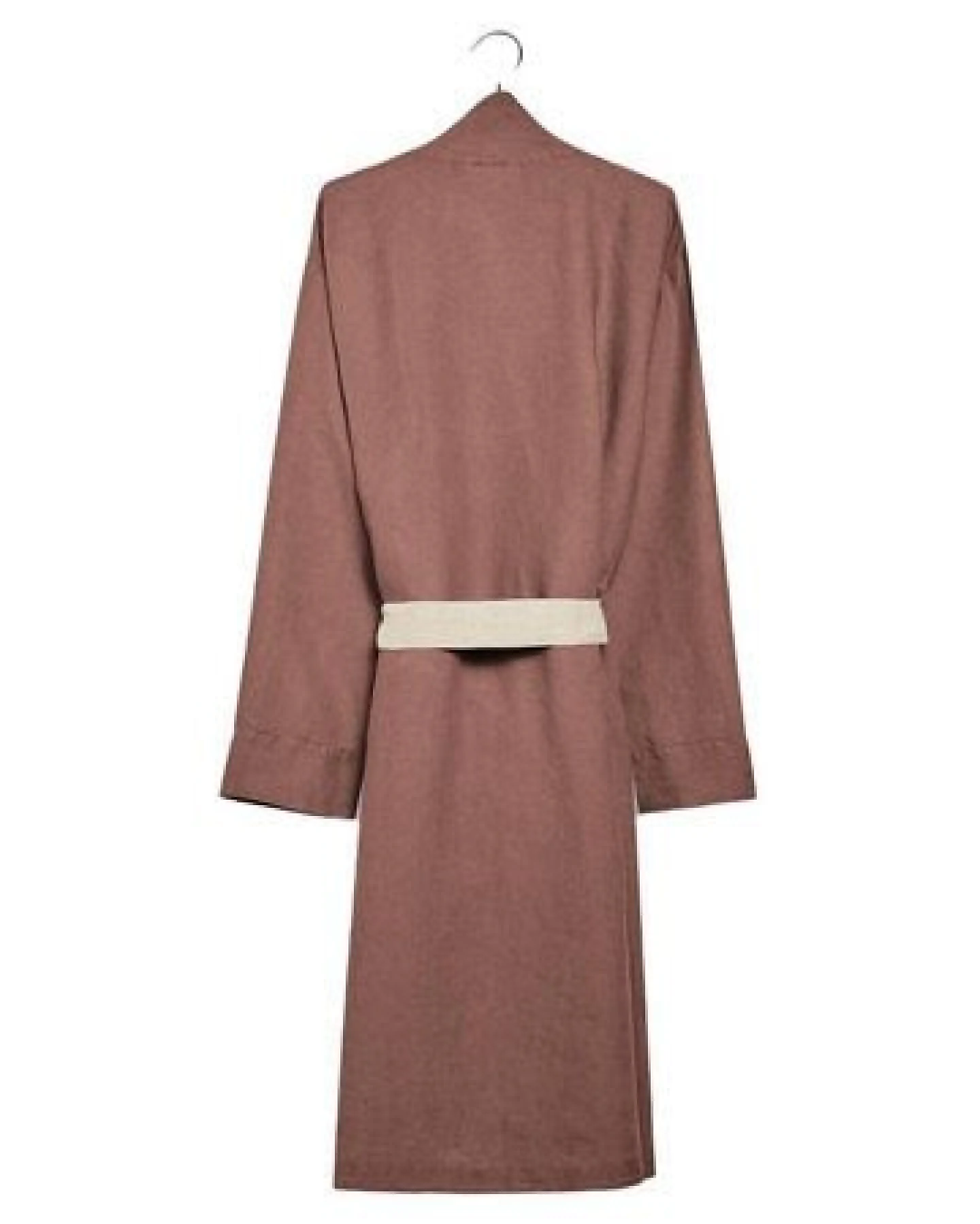 Yumeko Kimono Bademantel Gewaschenes Leinen – Ansicht 4
