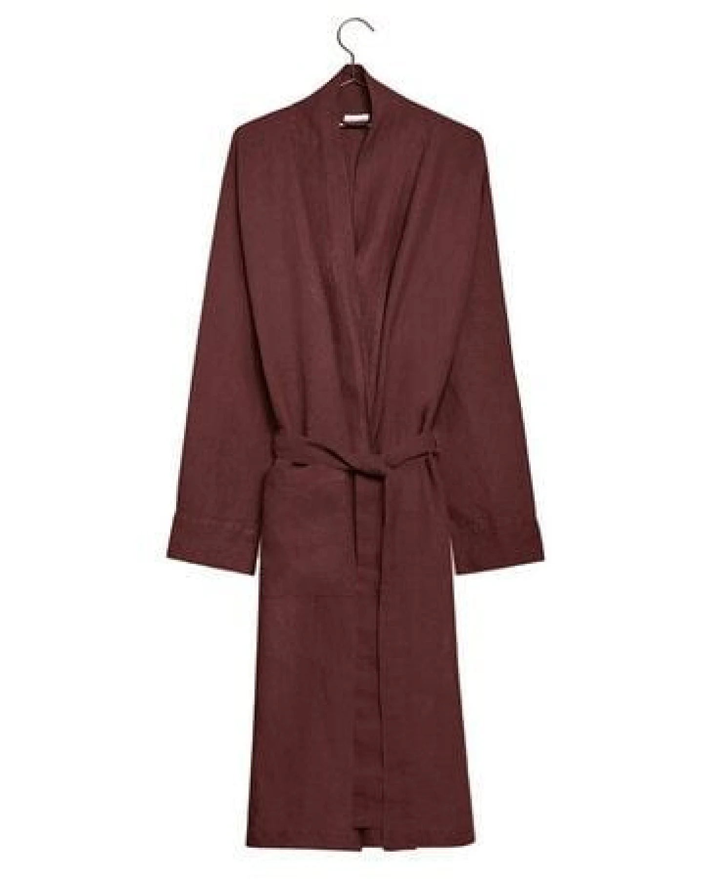 Yumeko Kimono Bademantel Gewaschenes Leinen – Ansicht 4