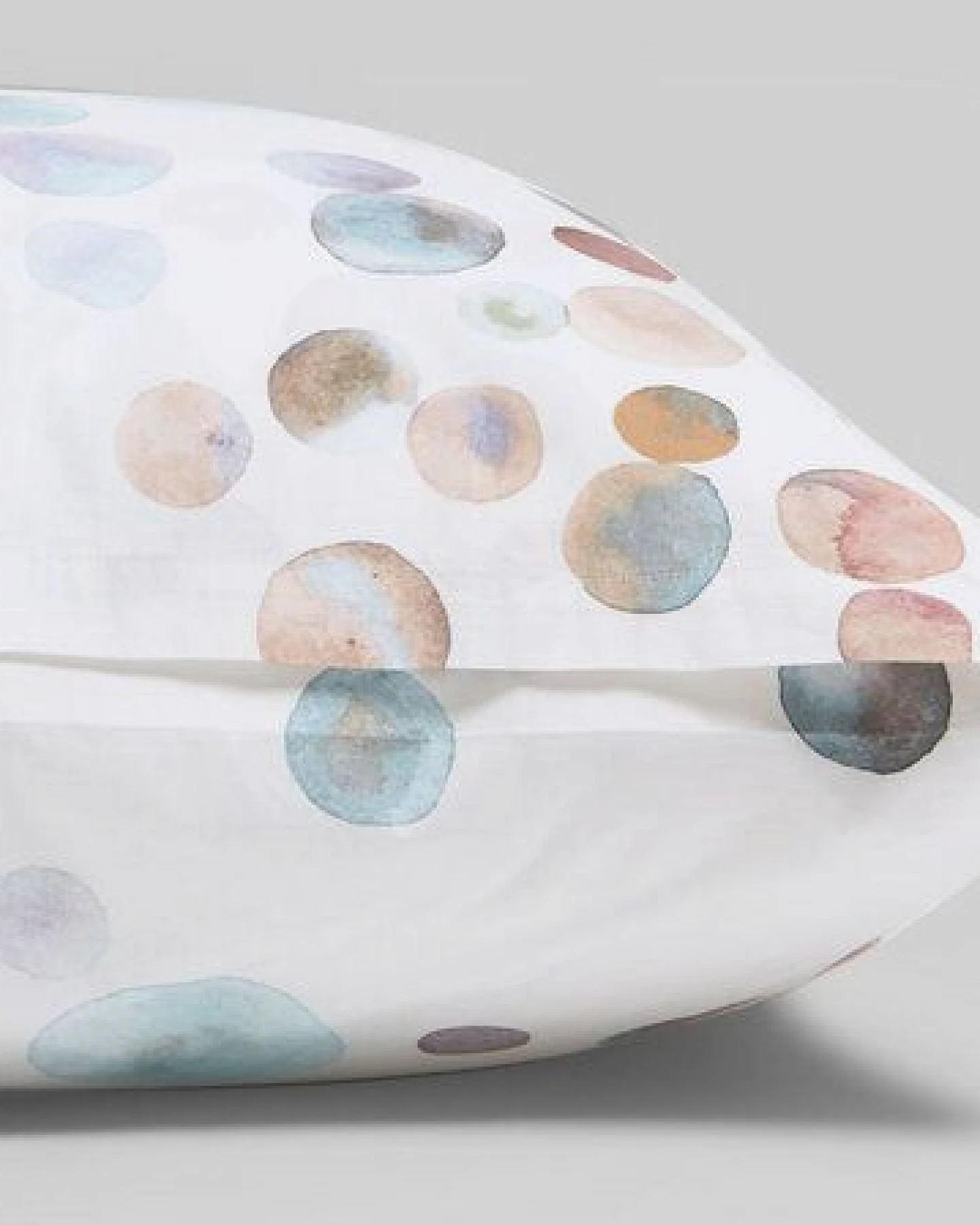 Bettwäsche Perkal Watercolor Dots “Yumeko” aus Baumwolle – Ansicht 3
