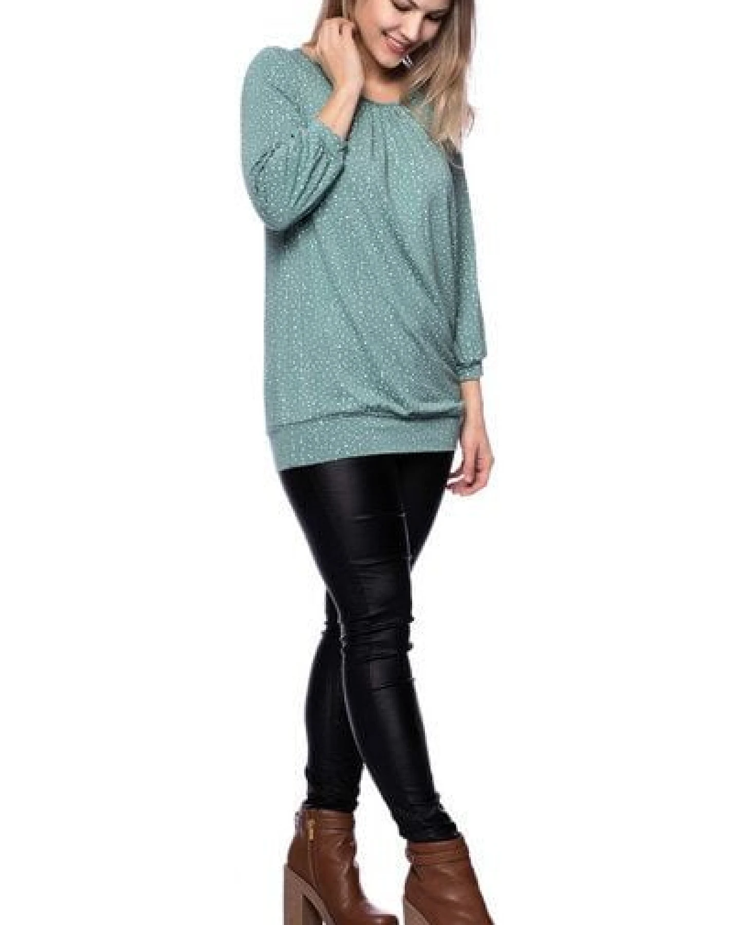 Milchshake AMELIE Umstands-& Stillbluse (Print) – Ansicht 4