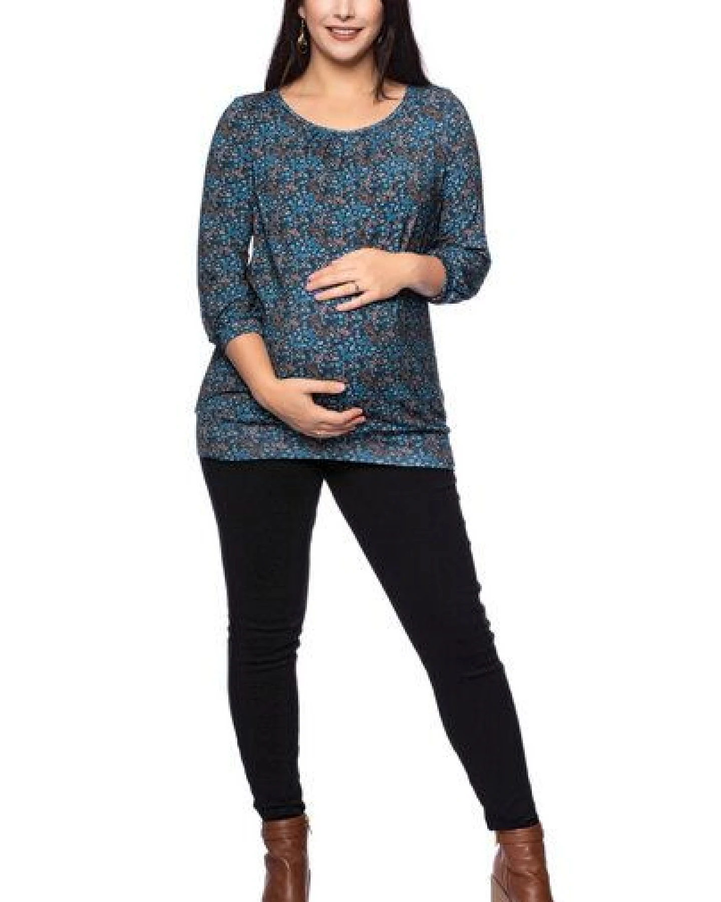Milchshake AMELIE Umstands-& Stillbluse (Print) – Ansicht 2