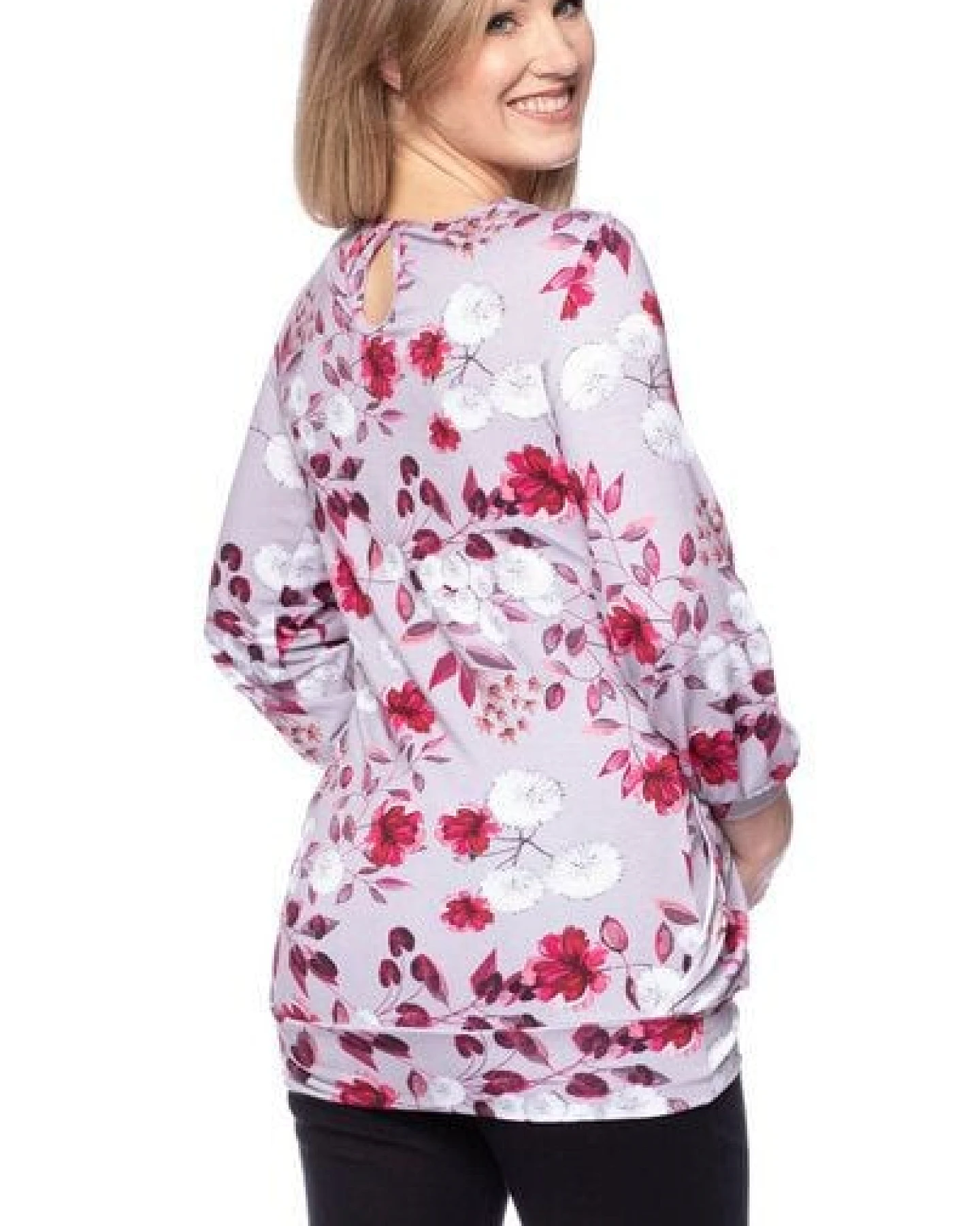 Milchshake AMELIE Umstands-& Stillbluse (Print) – Ansicht 4