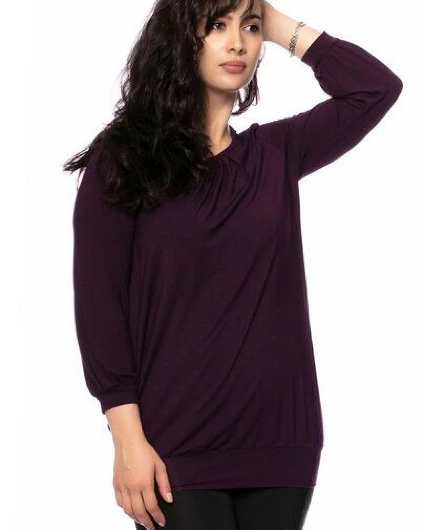 Milchshake AMELIE Umstands-& Stillbluse (Uni) – Ansicht 2