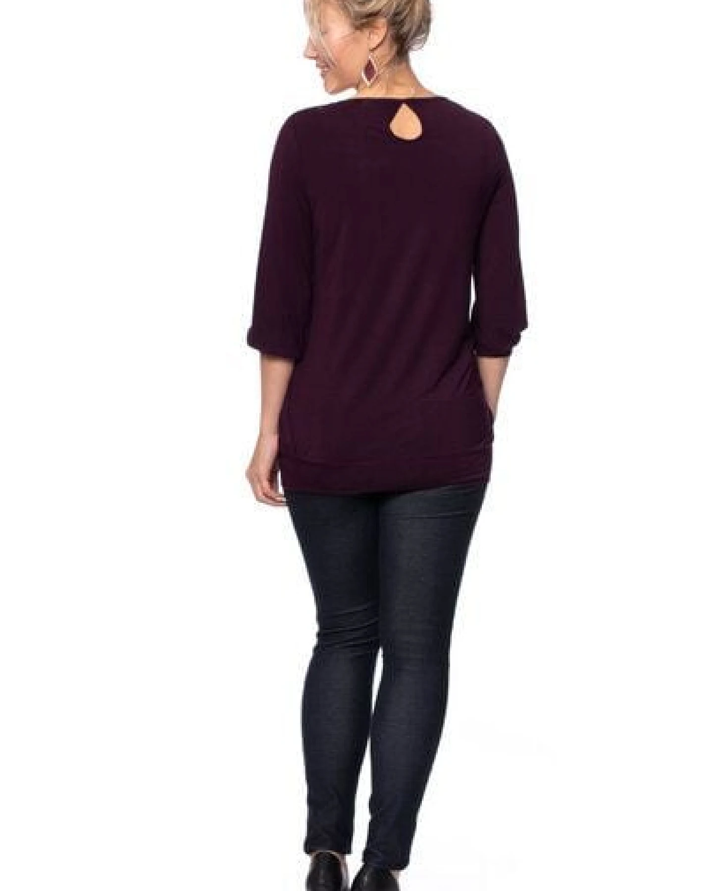 Milchshake AMELIE Umstands-& Stillbluse (Uni) – Ansicht 4