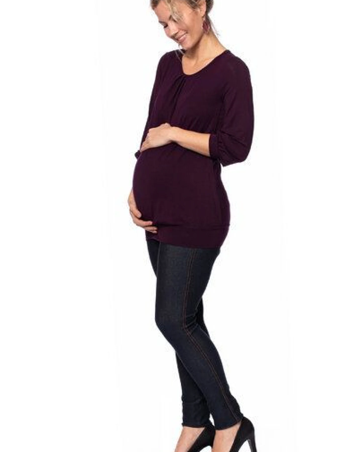 Milchshake AMELIE Umstands-& Stillbluse (Uni) – Ansicht 3