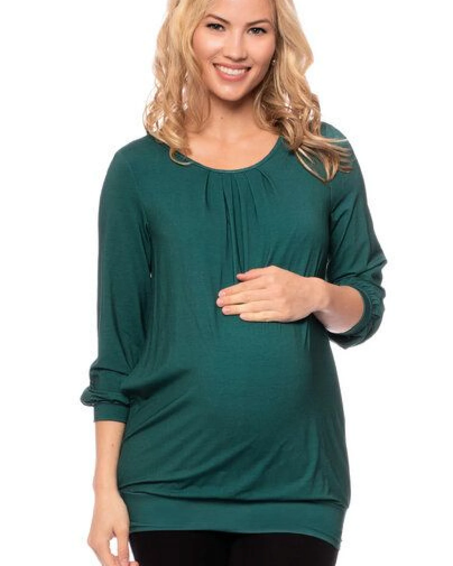 Milchshake AMELIE Umstands-& Stillbluse (Uni) – Ansicht 2