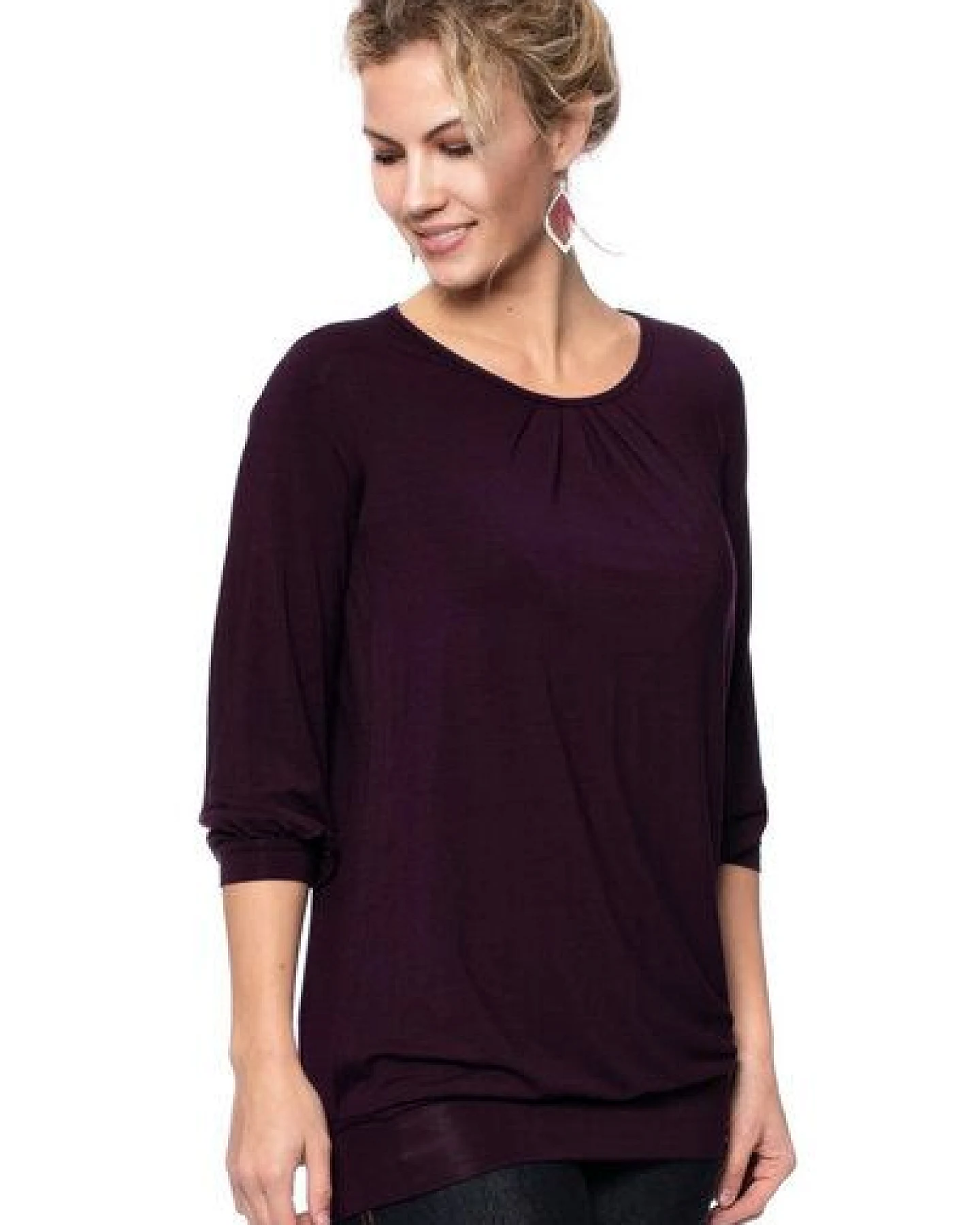 Milchshake AMELIE Umstands-& Stillbluse (Uni) – Ansicht 2
