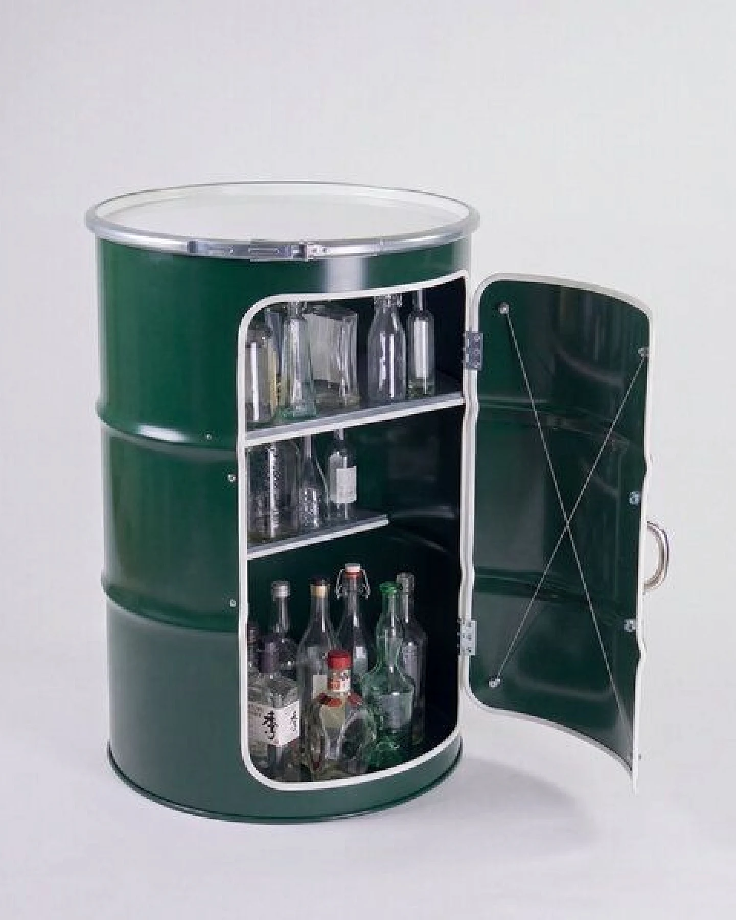 Lockengelöt Hausbar aus einem Hamburger Ölfass – Ansicht 2