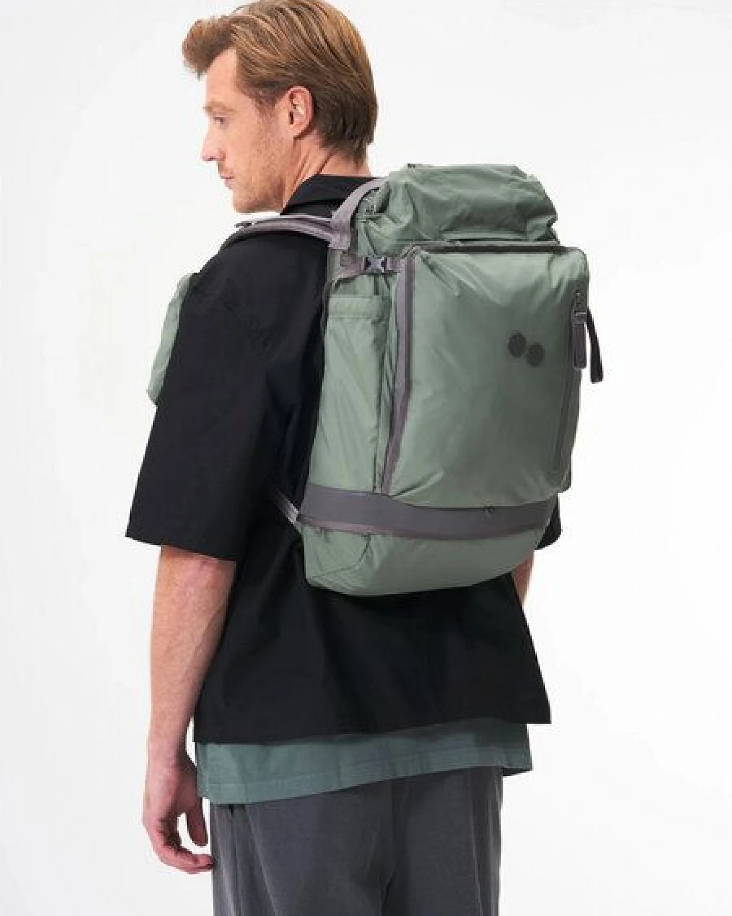 pinqponq Rucksack - KOMUT Medium Backpack - aus recyceltem Nylon – Ansicht 3