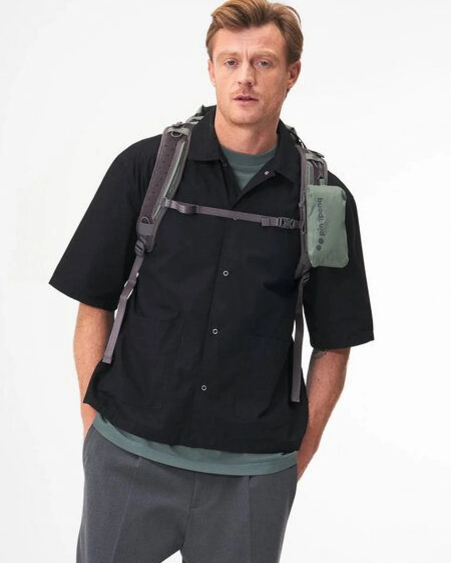 pinqponq Rucksack - KOMUT Medium Backpack - aus recyceltem Nylon – Ansicht 4