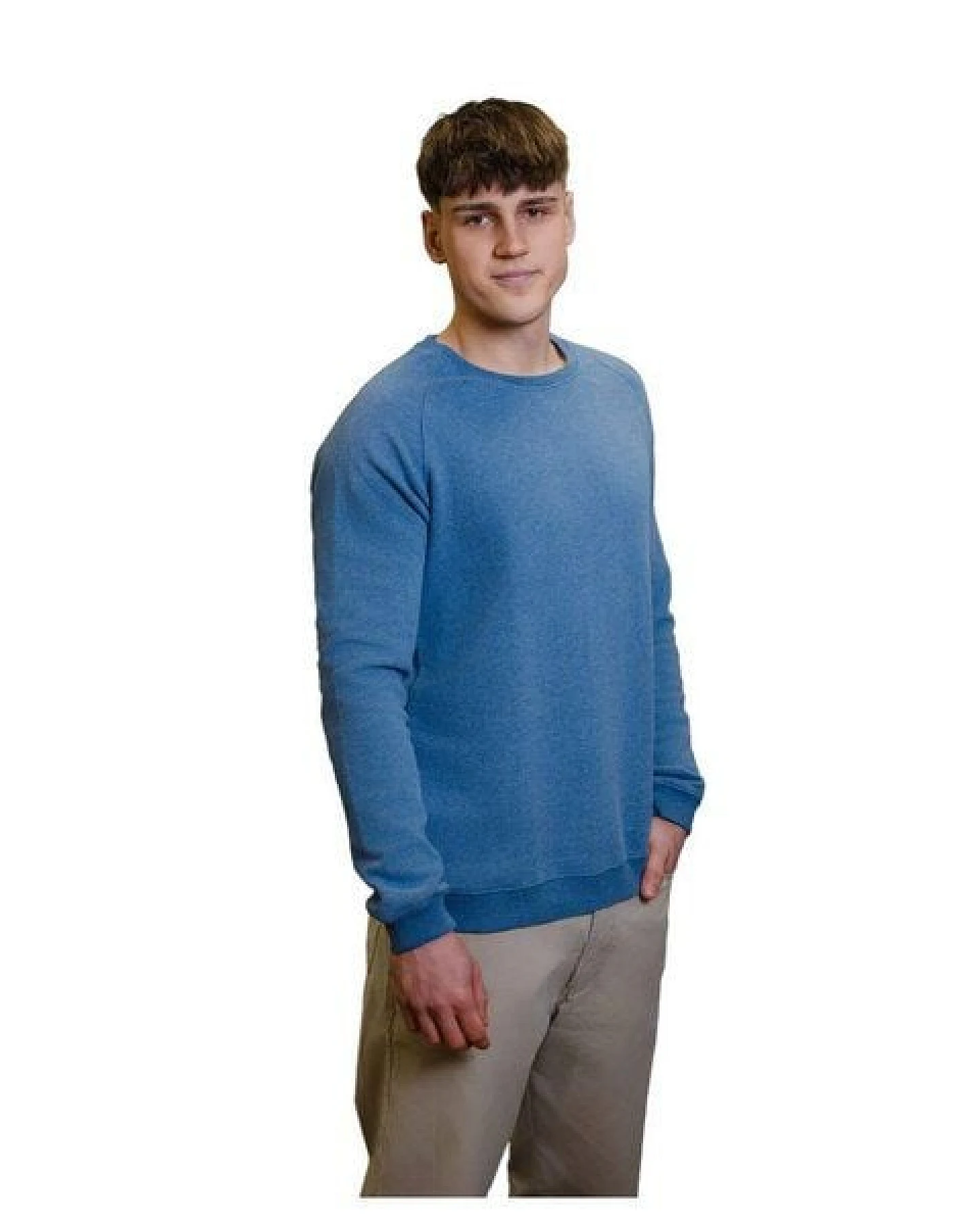 LANGER JUNG Sweatshirt - extra lange Ärmel und extra langer Rumpf für schlanke Männer ab 1,90m – Ansicht 2