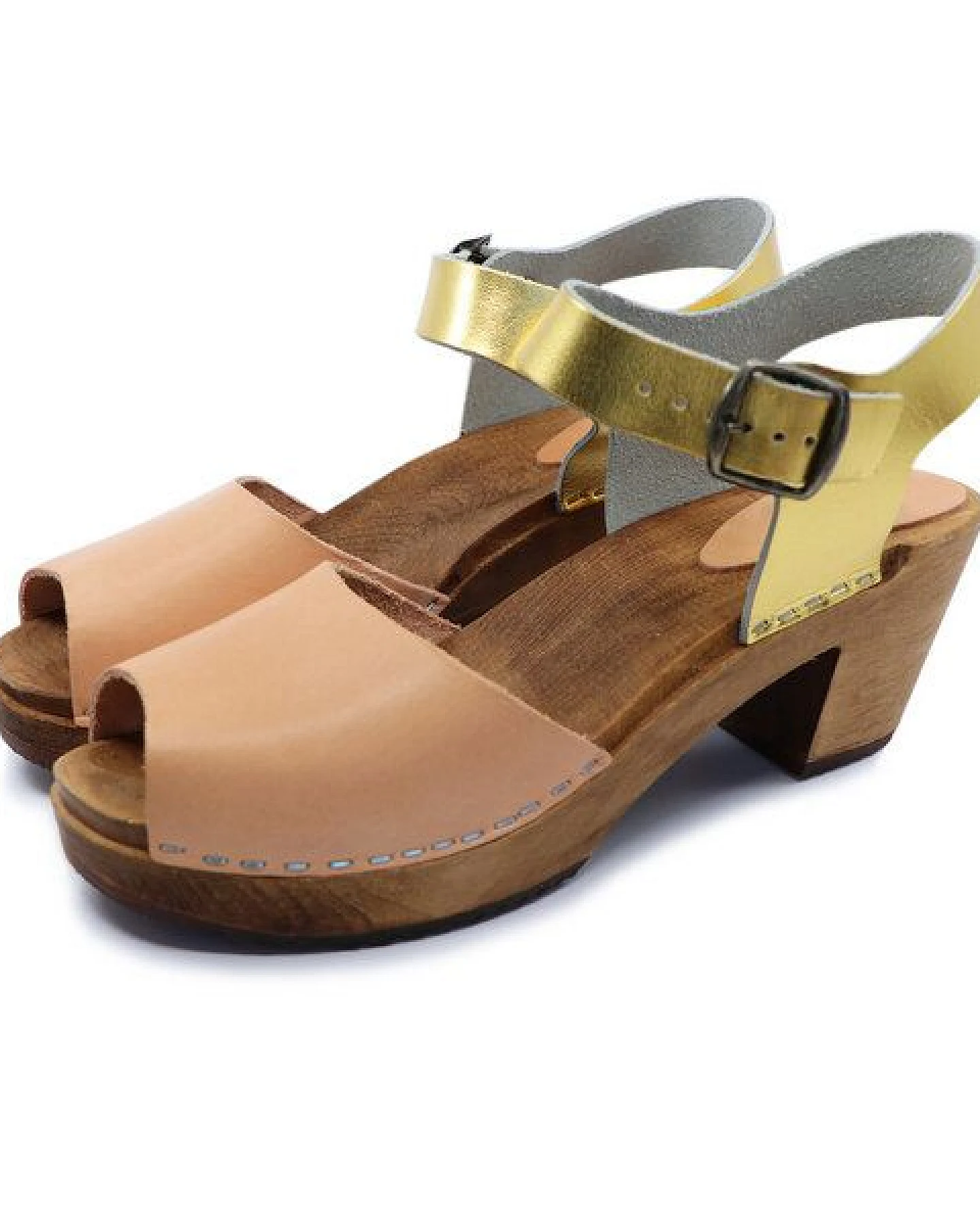 me&myClogs CLEO - Holz Clogs - high mid heel – Ansicht 3
