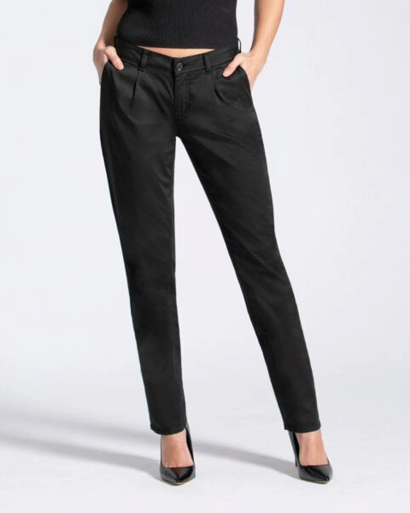 Feuervogl Business Chino LINDA mit Bundfalte – Ansicht 4