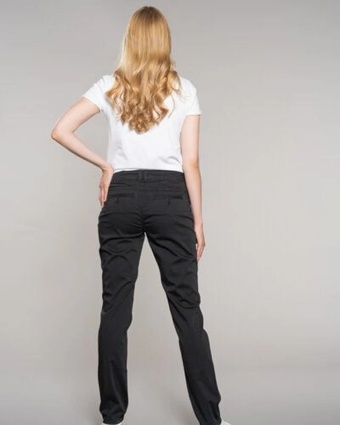 Feuervogl Business Chino LINDA mit Bundfalte – Ansicht 3