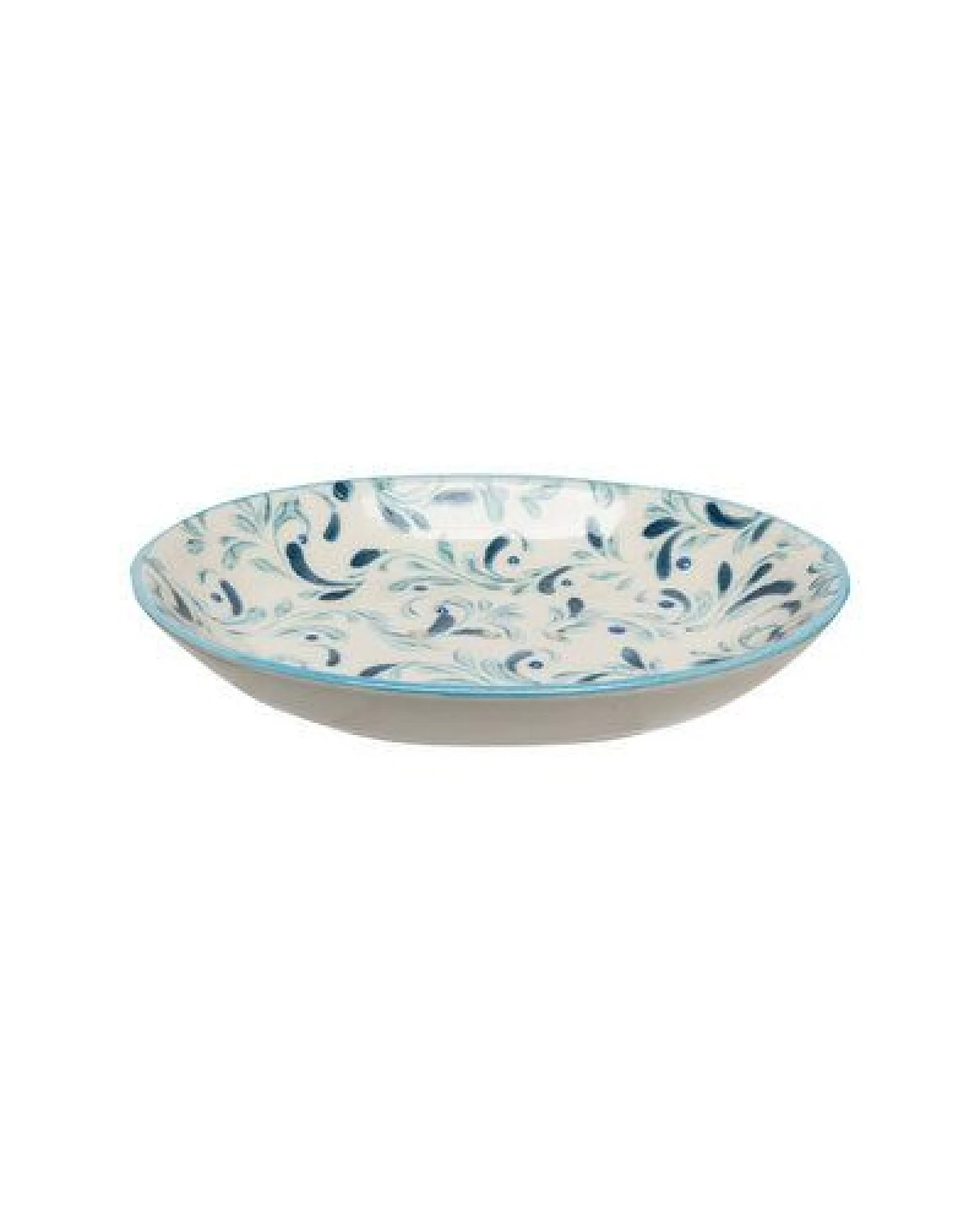 TRANQUILLO Ovale Seifenschale aus Steinzeug mit bunten Mustern 14 cm – Ansicht 2