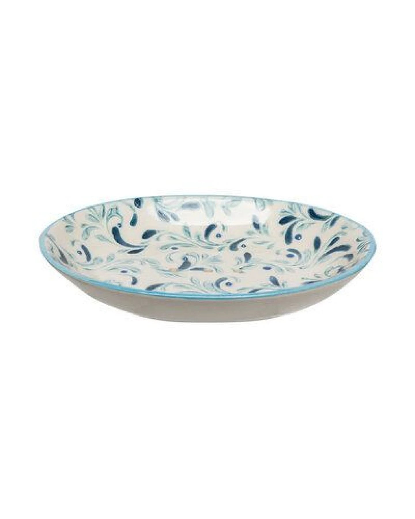 TRANQUILLO Ovale Seifenschale aus Steinzeug mit bunten Mustern 14 cm – Ansicht 2