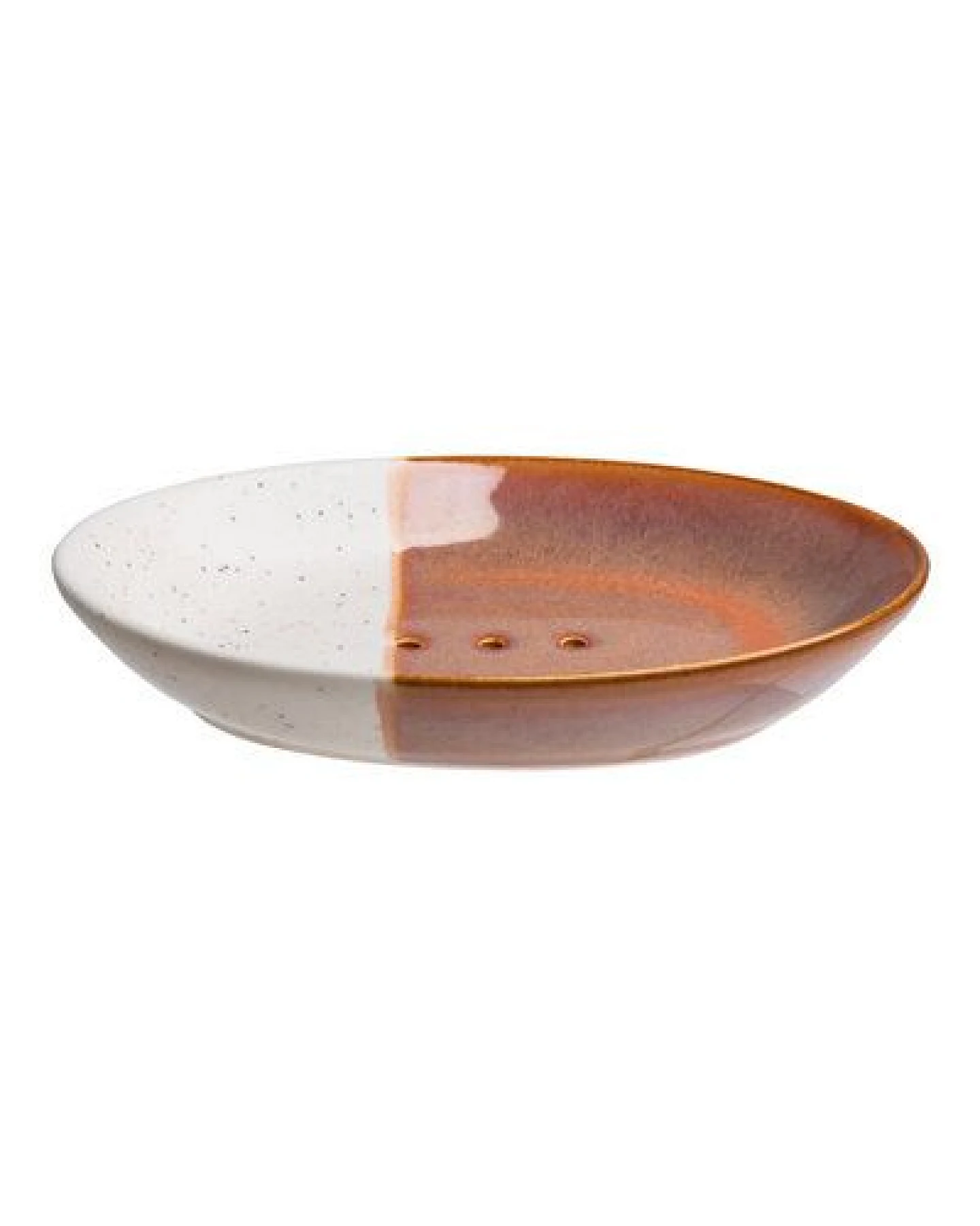 TRANQUILLO Ovale Seifenschale aus Steinzeug mit bunten Mustern 14 cm – Ansicht 2