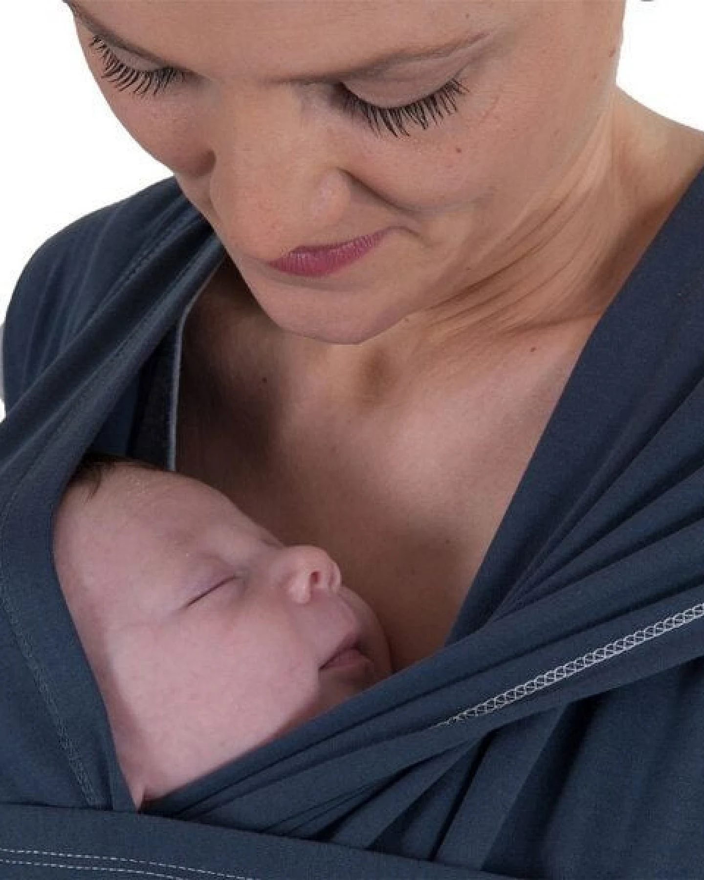 Hoppediz® Hoppediz Newborn Babytragetuch 100 % Bio Baumwolle – Ansicht 2