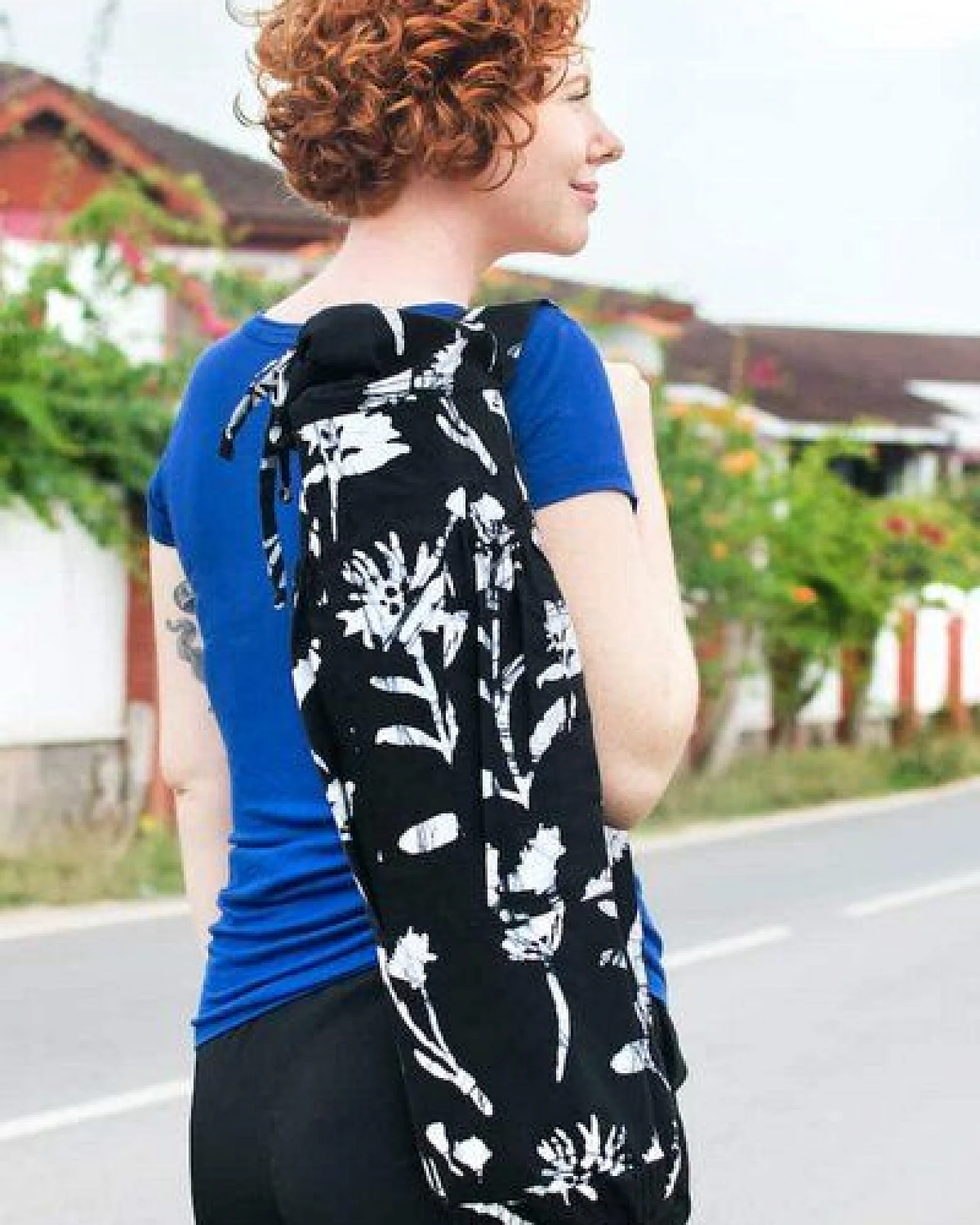 Global Mamas Bio Yogatasche - Pathways/Kakum/Wildflowers/Sisters/Canopy – Ansicht 2