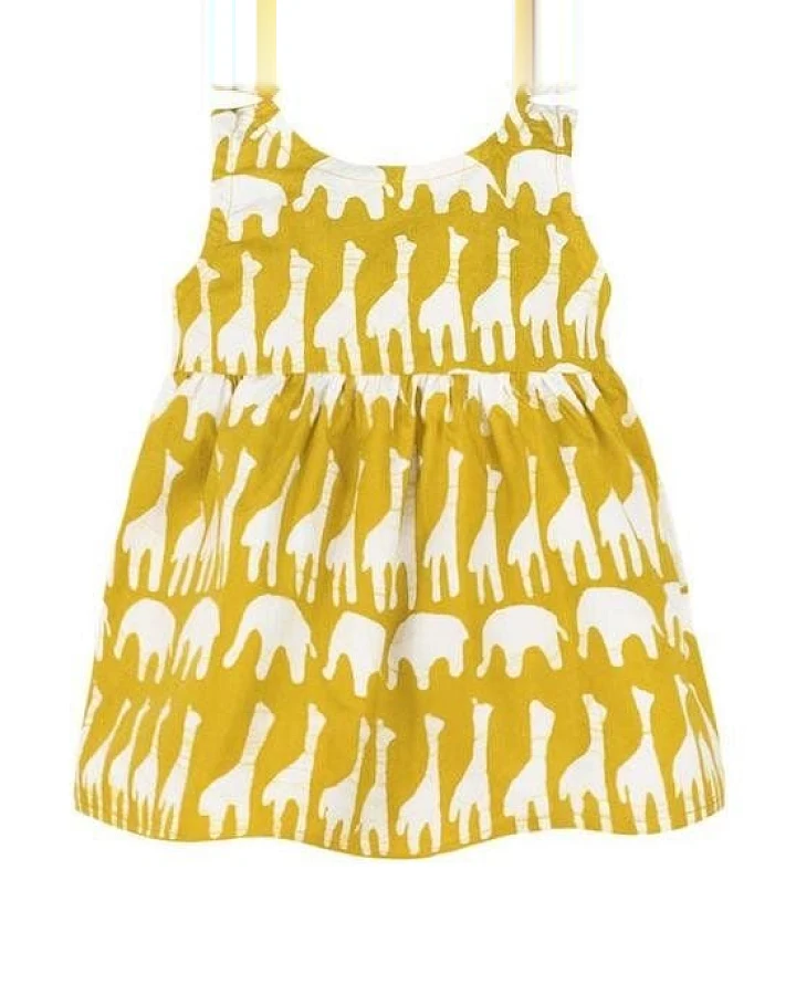 Global Mamas Baby Bio Sonnenkleid - Sahara - Gelb