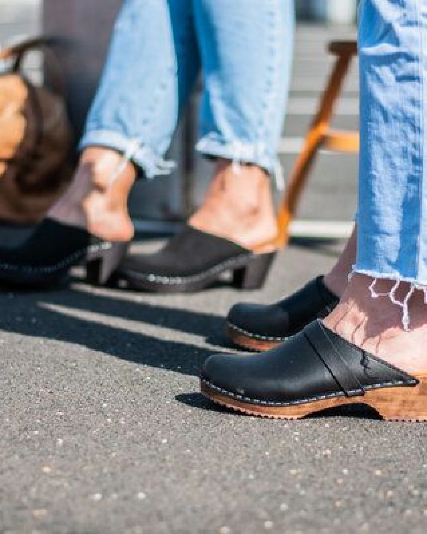 LYCKA - schwedische Holz Clogs von me&myClogs - low heel – Ansicht 3