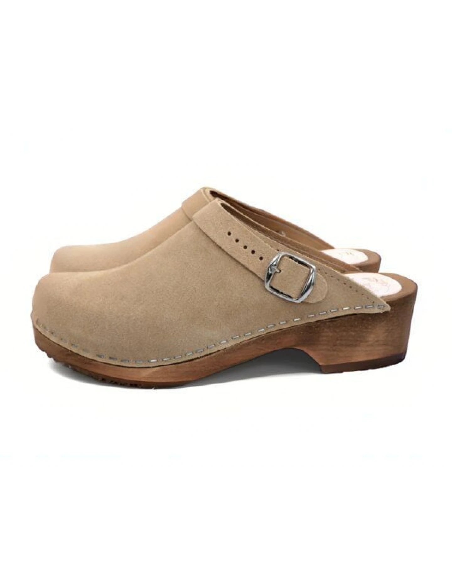 LYCKA - schwedische Holz Clogs von me&myClogs - low heel – Ansicht 4