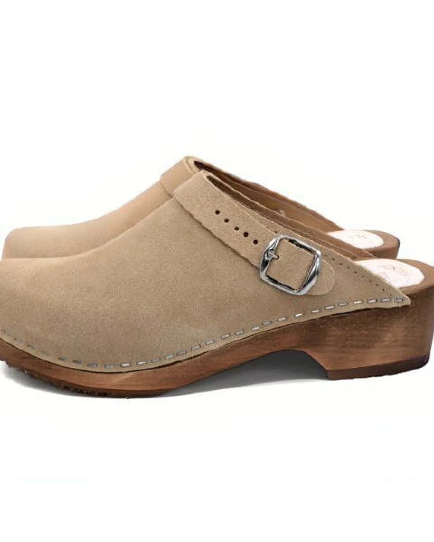 LYCKA - schwedische Holz Clogs von me&myClogs - low heel – Ansicht 4