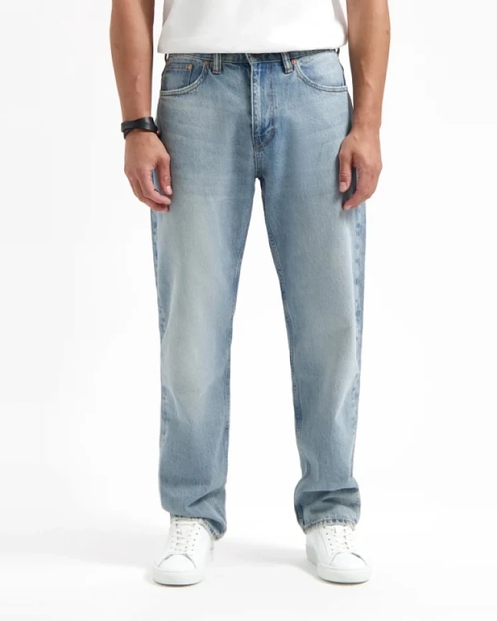 Kuyichi Herren vegan Jeans Loose Larry Vintage Blau