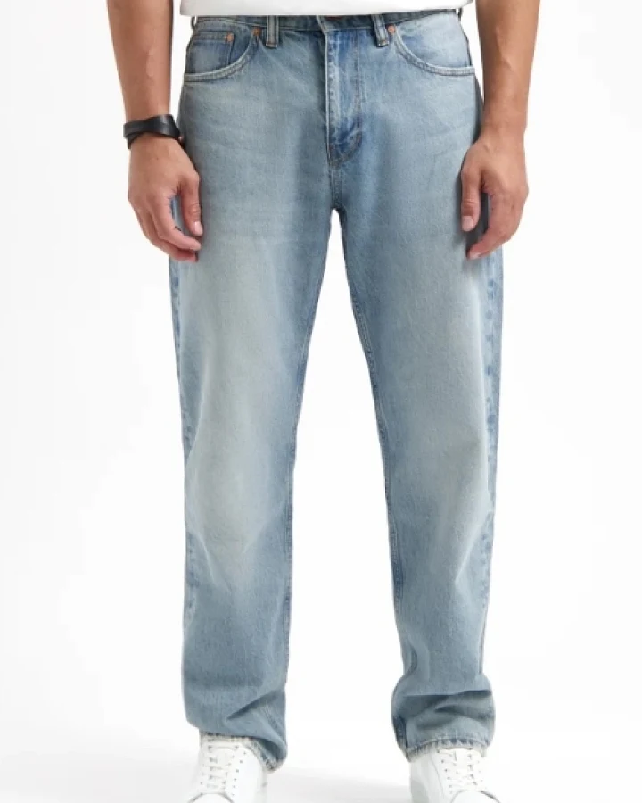 Kuyichi Herren vegan Jeans Loose Larry Vintage Blau