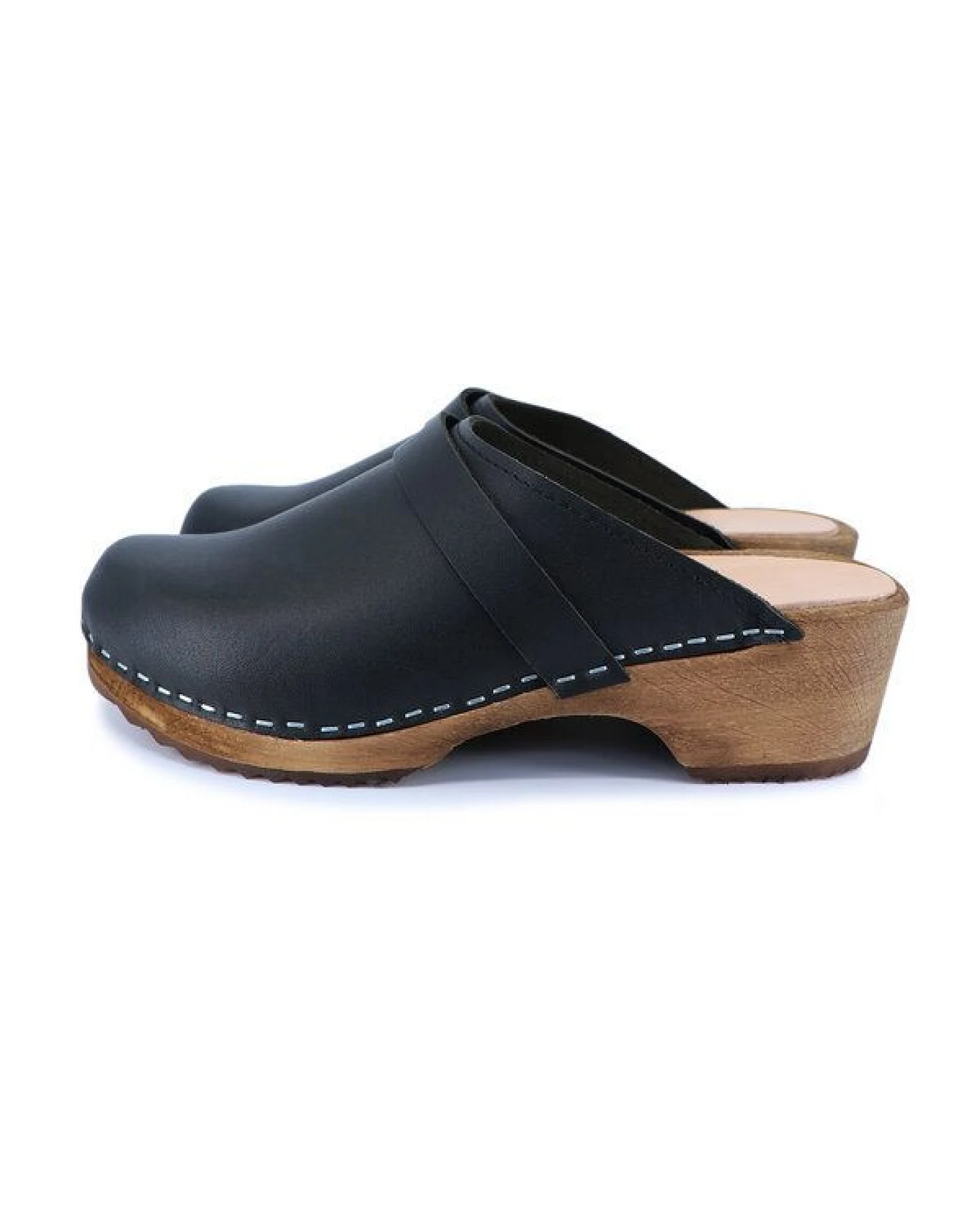 LYCKA - schwedische Holz Clogs von me&myClogs - low heel – Ansicht 3