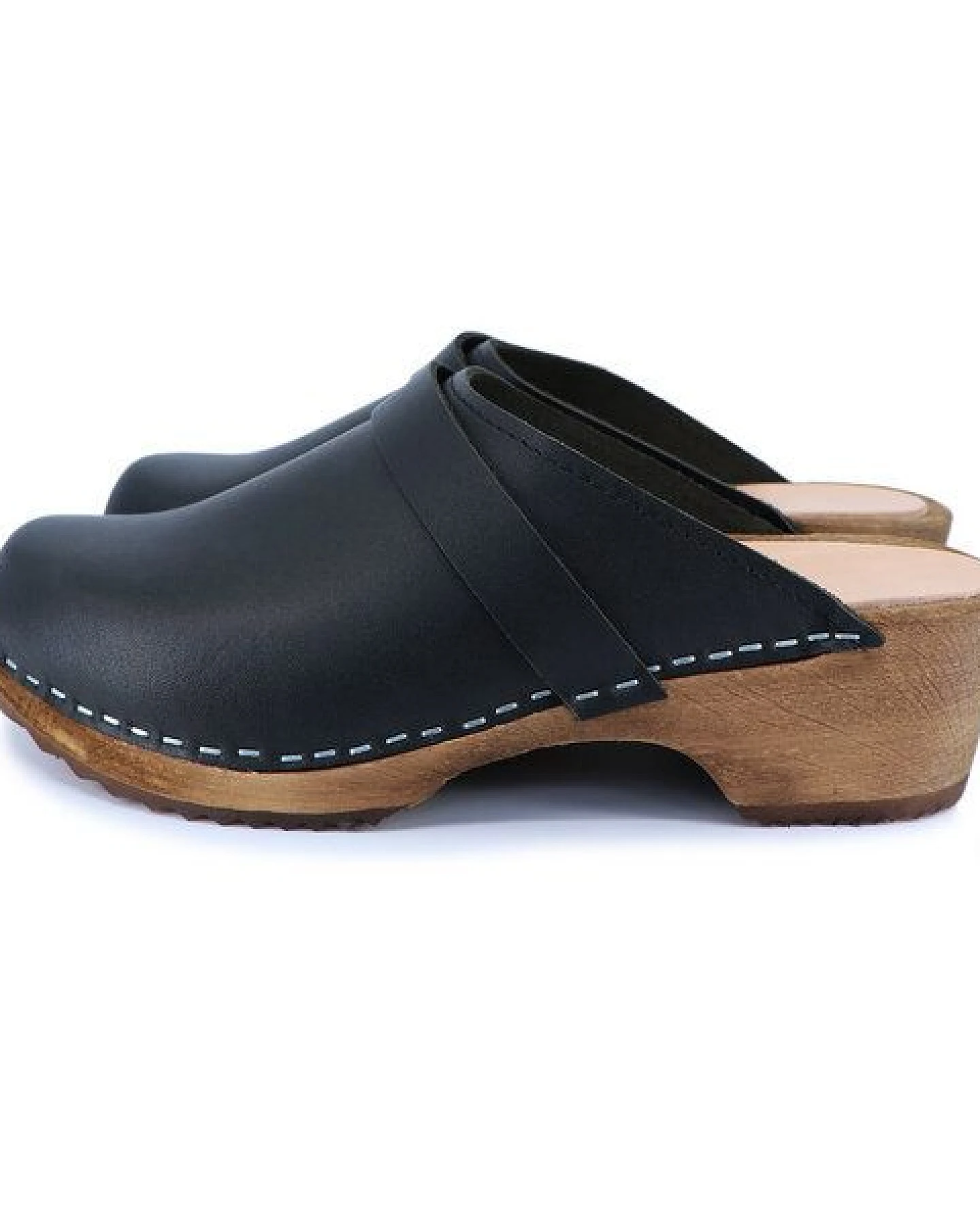 LYCKA - schwedische Holz Clogs von me&myClogs - low heel – Ansicht 3